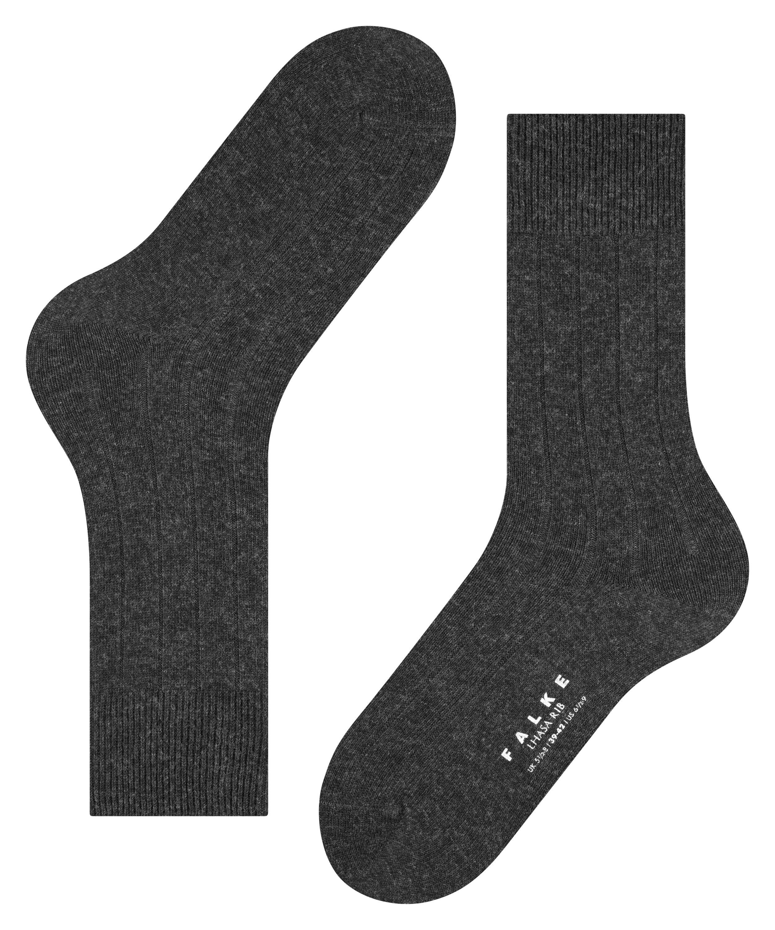 FALKE Socken Lhasa Rib (3080) (1-Paar) anthra.mel