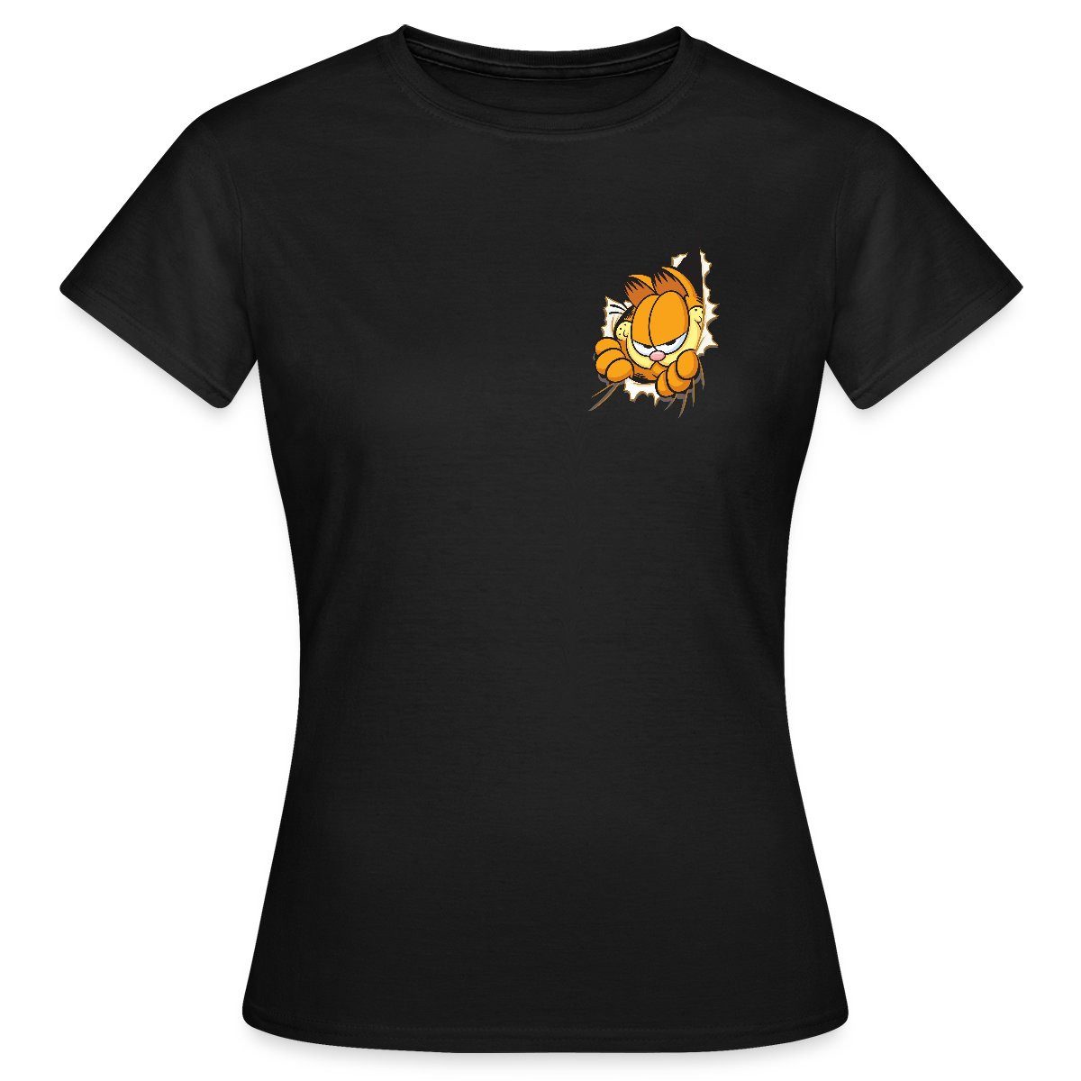 Spreadshirt T-Shirt Garfield Hier Ist Garfield günstig online kaufen