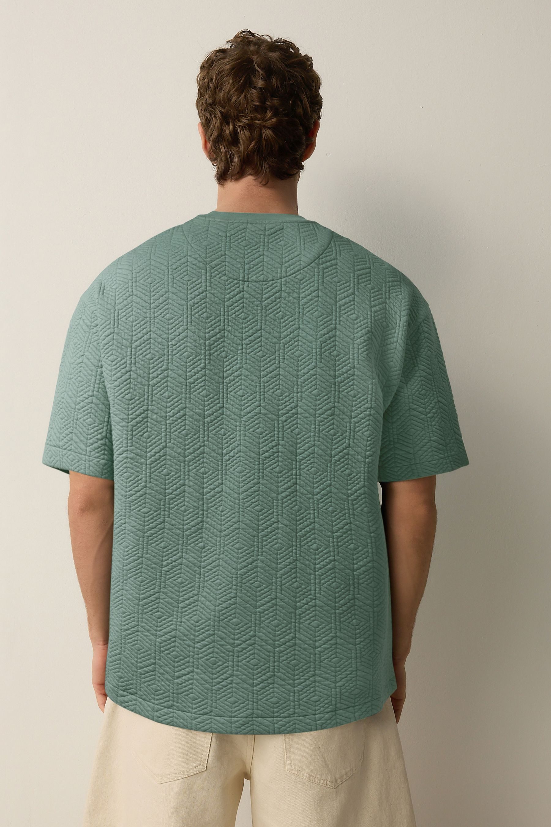 Next T-Shirt Edles strukturiertes T-Shirt (1-tlg) günstig online kaufen