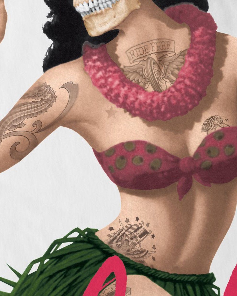 style3 T-Shirt Aloha from Hell tattoo günstig online kaufen