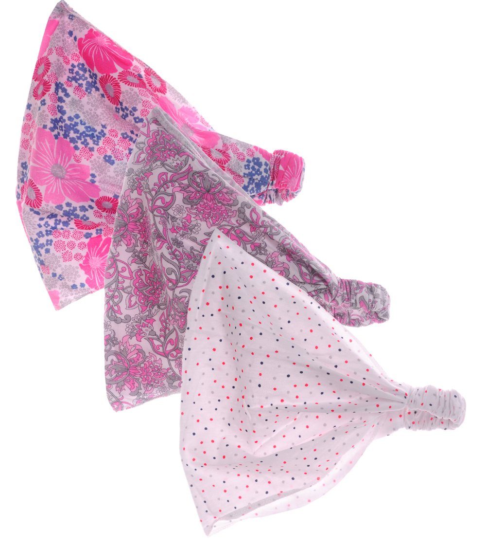 La Bortini Kopftuch Kopftücher 3er Kinder Kopftuch Bandana Sommer Pack Baby für Mütze