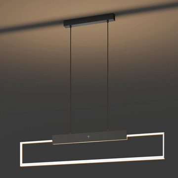 JOOP! LED Pendelleuchte CUBE LIGHTS, Dimmfunktion, LED fest integriert, Warmweiß, mit fest eingebauten Premium-LEDs und einzelnem Kornblumen-Dekor