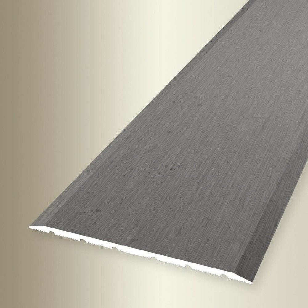 PROVISTON Übergangsprofil Aluminium, 80 x 900 mm, Edelstahl Fein Geschliffen, Übergangsprofil