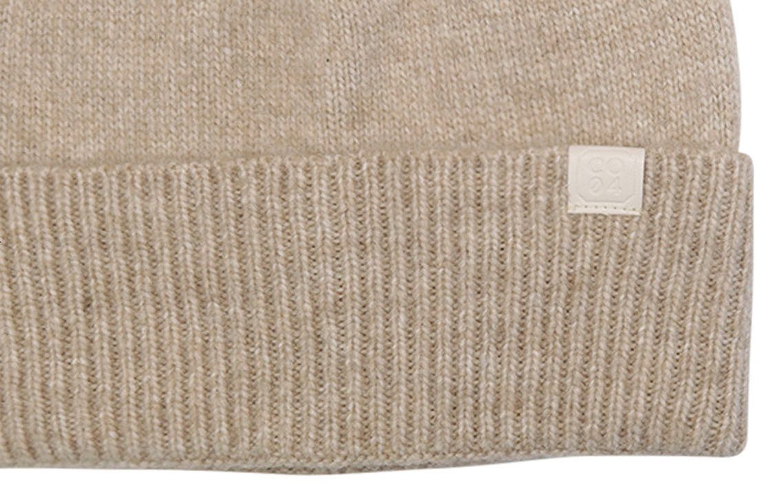 chillouts Strickmütze Riana Hat mit dezentem Markenlogo und breitem Umschlag