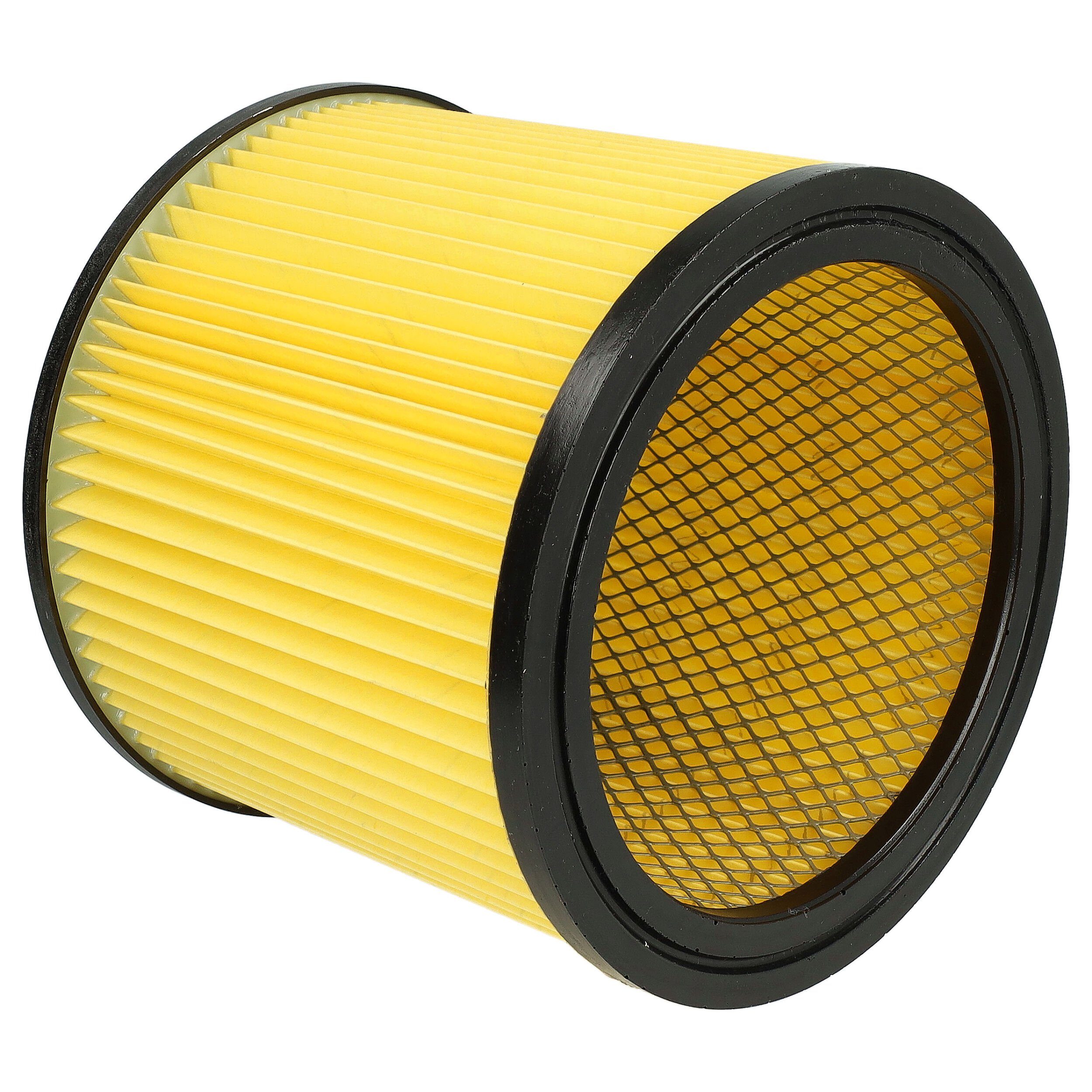 Vhbw 4x Filtro Plisado Compatible Con Thomas Multivac Studio 1235, Studio 1030 E, Studio 1035 Aspiradora Amarillo Negro 87245952