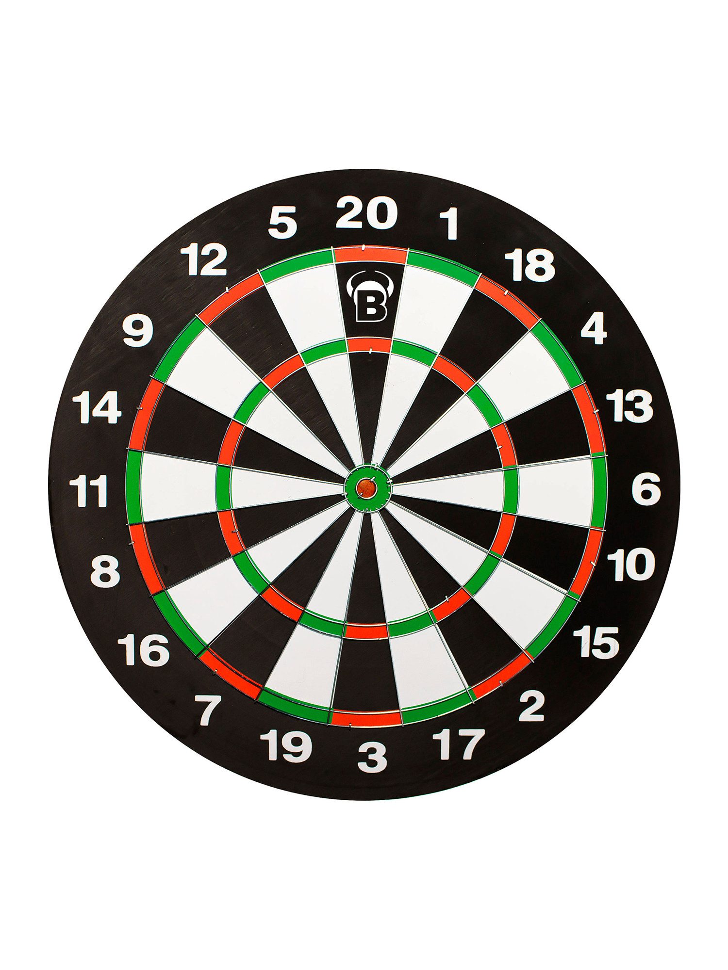 Dartscheibe Windsor Paper Dartboard inkl. 6x Brass Anfänger-Set Turnier