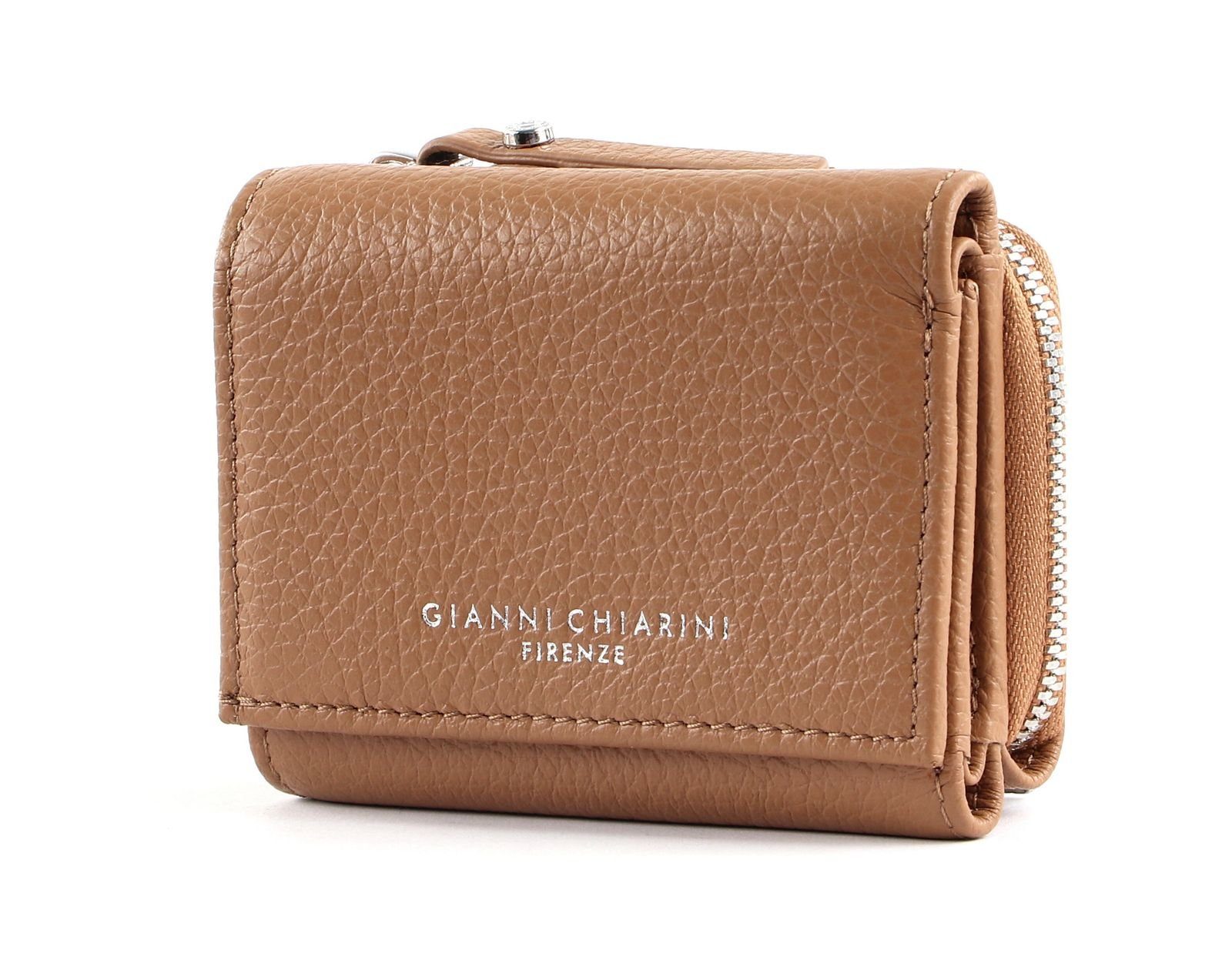 GIANNI CHIARINI Geldbörse Grain Cammello