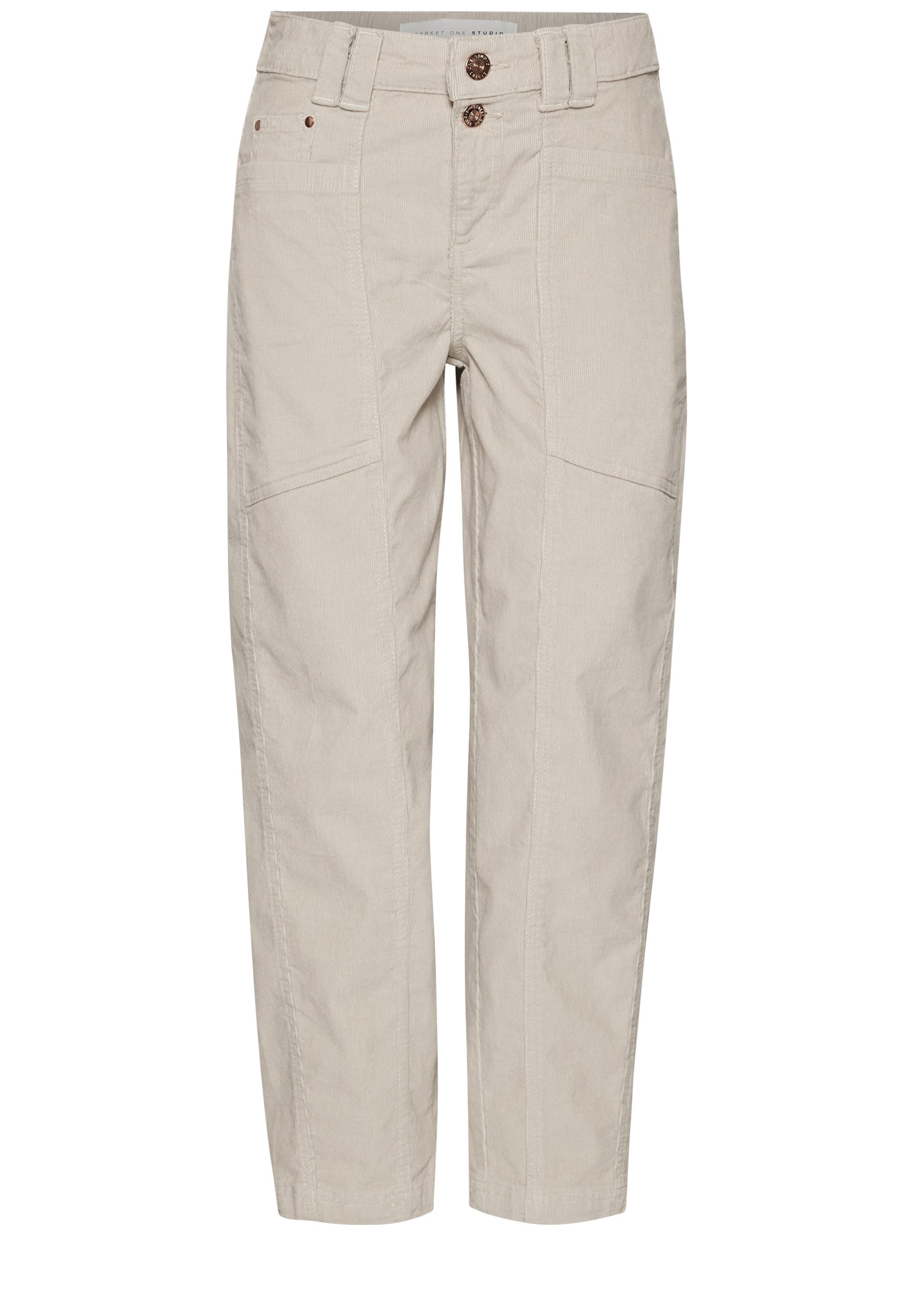 STREET ONE STUDIO Cordhose High Waist – Bild 4 von 5