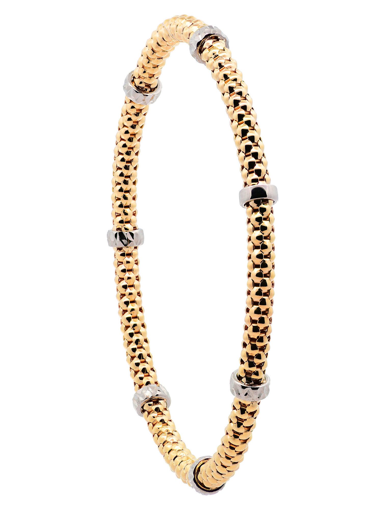 HOPLO Goldarmband Goldkette Armkette Breite 4,0mm - 585-14 Karat Innendurch günstig online kaufen