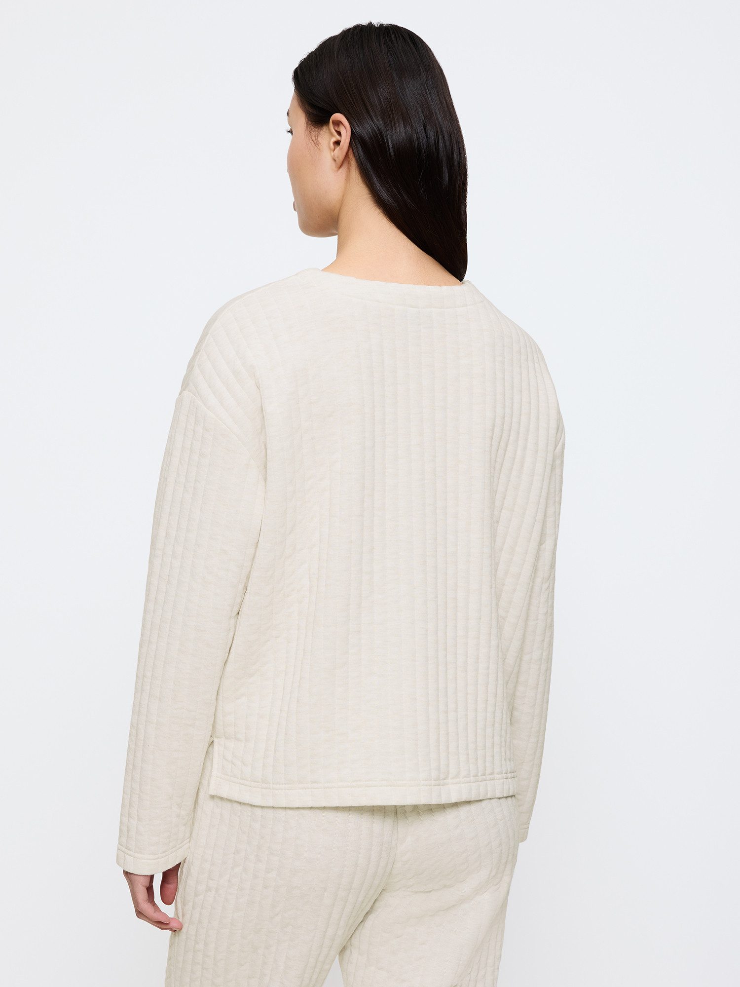 Triumph Sweatshirt Cozy Comfort Top Quilted überschnittene Schultern - weich und bequem