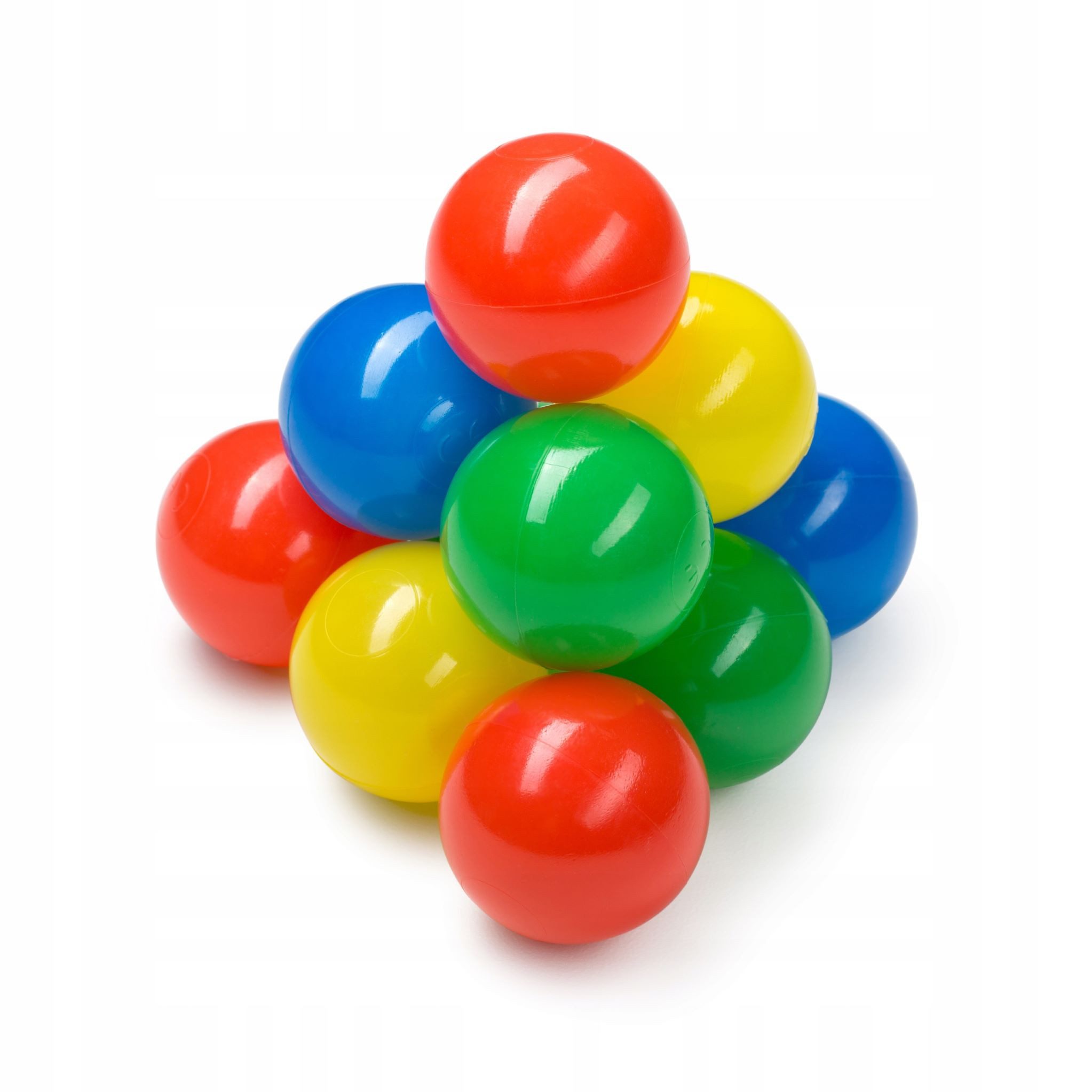 Festivalartikel Bällebad-Bälle Bunte Plastikbälle 200 Stk, 5,5 cm Durchmesser. (200-St)
