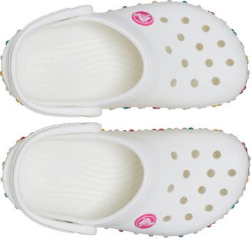 Crocs Clog mit bunten Glitzer-Dots