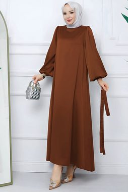 Modabout Maxikleid Langes Kleider Abaya Hijab Kleid Damen - NELB0007D4772KMT (1-tlg)