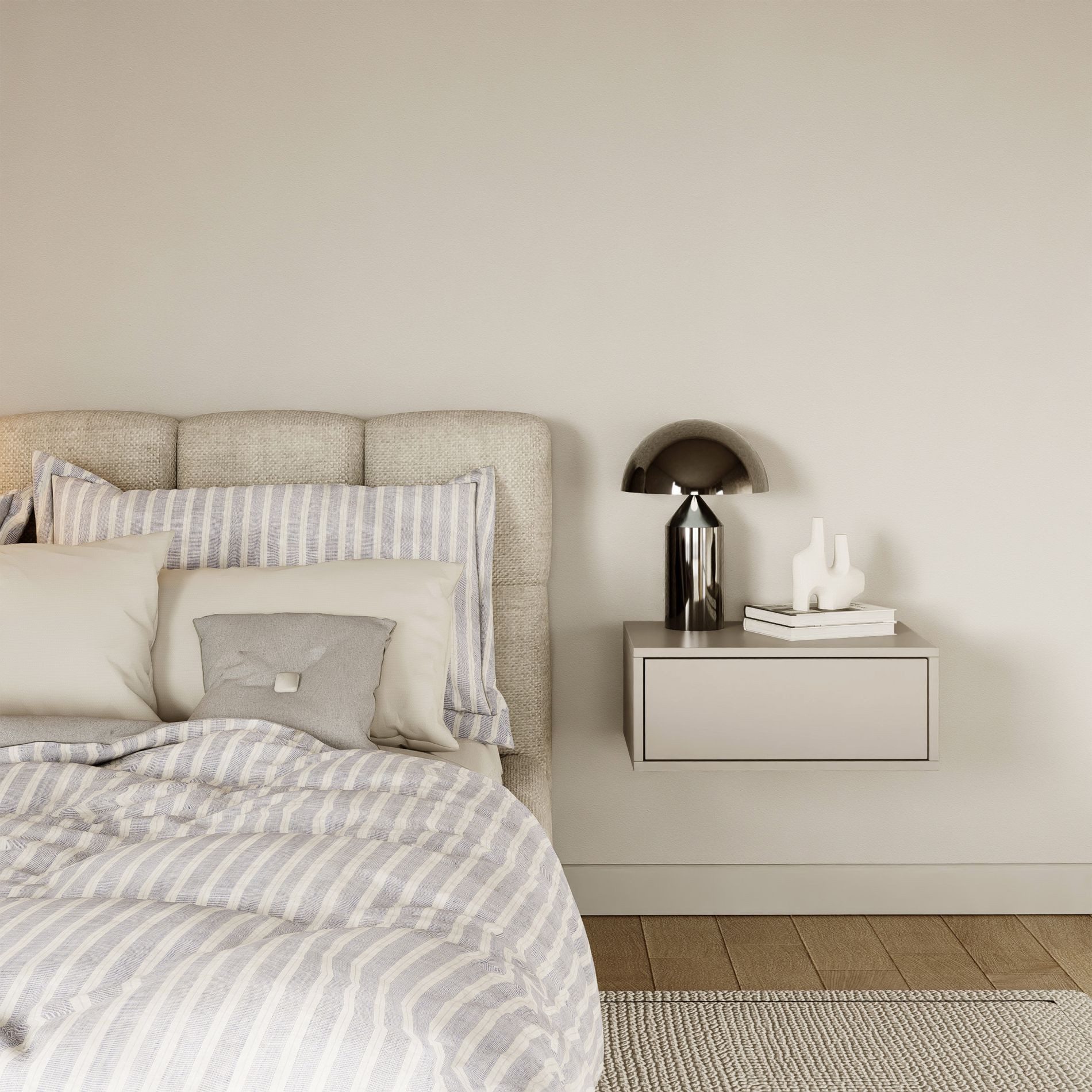 Selsey Nachttisch FRAMME, mit Schubladen, platzsparende Wandmontage, griffl günstig online kaufen