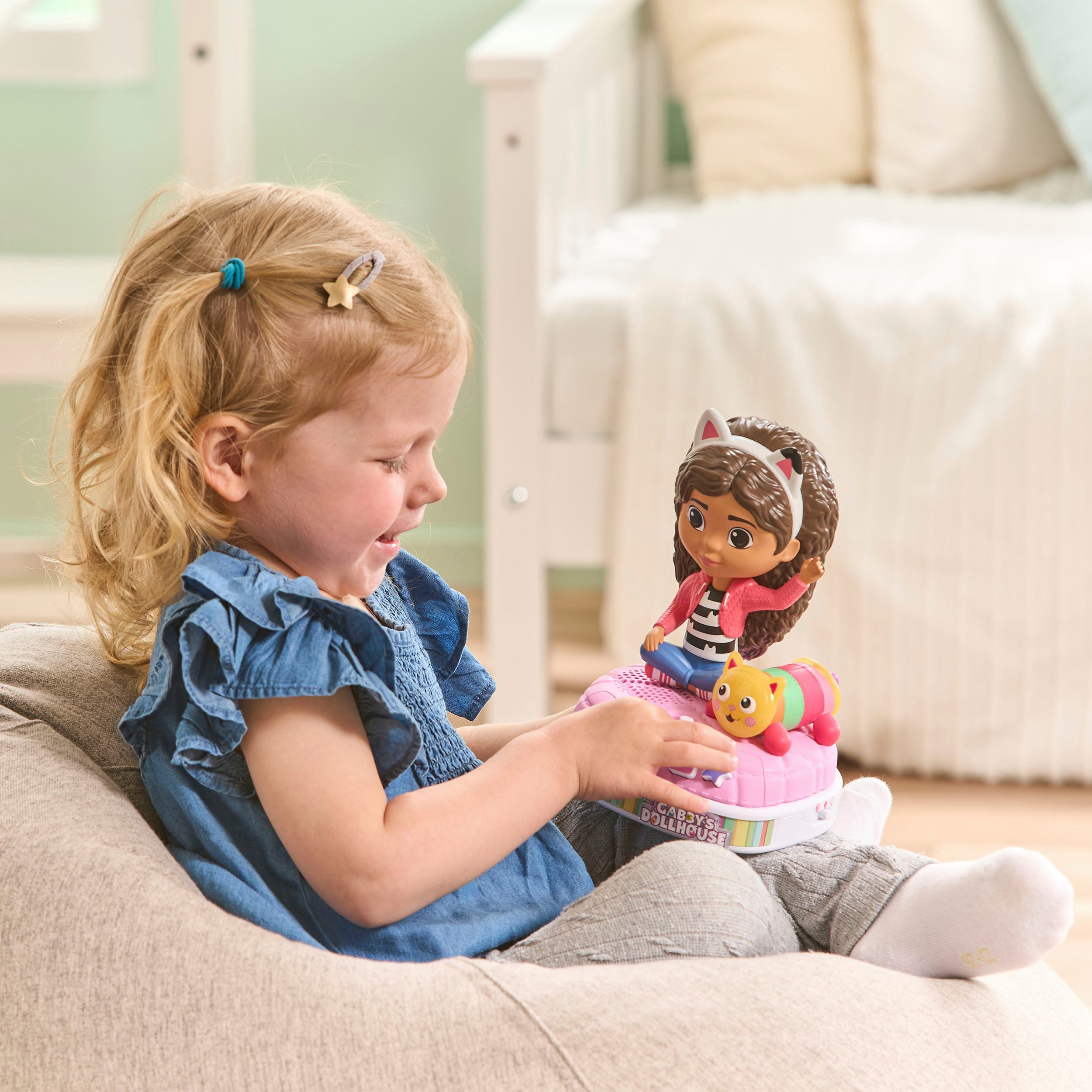 Vtech® Spielfigur Gabby's Dollhouse - Interaktive Geschichten-Freundin Gabby, mit Licht- und Soundeffekt