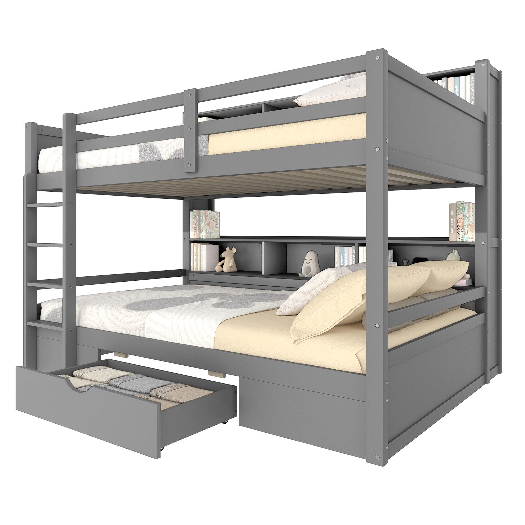 HAUSS SPOLE Etagenbett 90x200cm mit Schubladen, günstig online kaufen