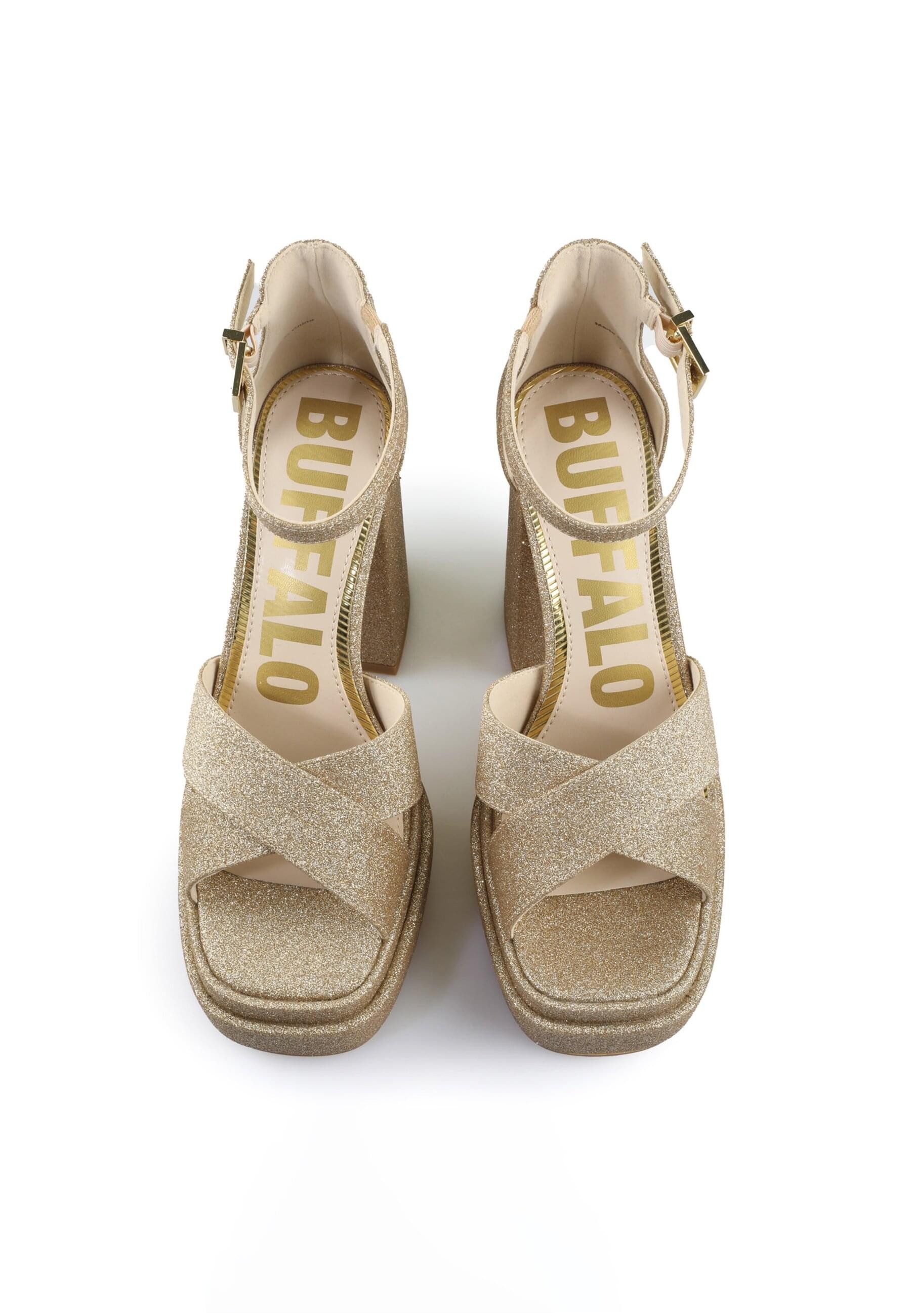 Buffalo Buffalo Cross -Vegan Glitter High-Heel-Pumps