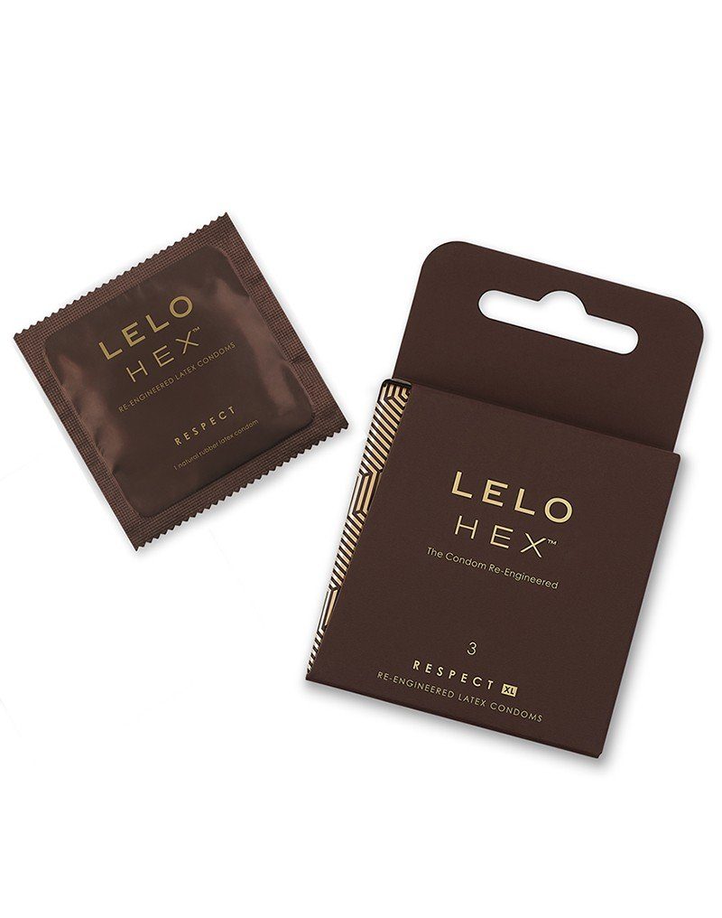 HEX Lelo XXL-Kondome Kondome LELO XL Pack 3-er