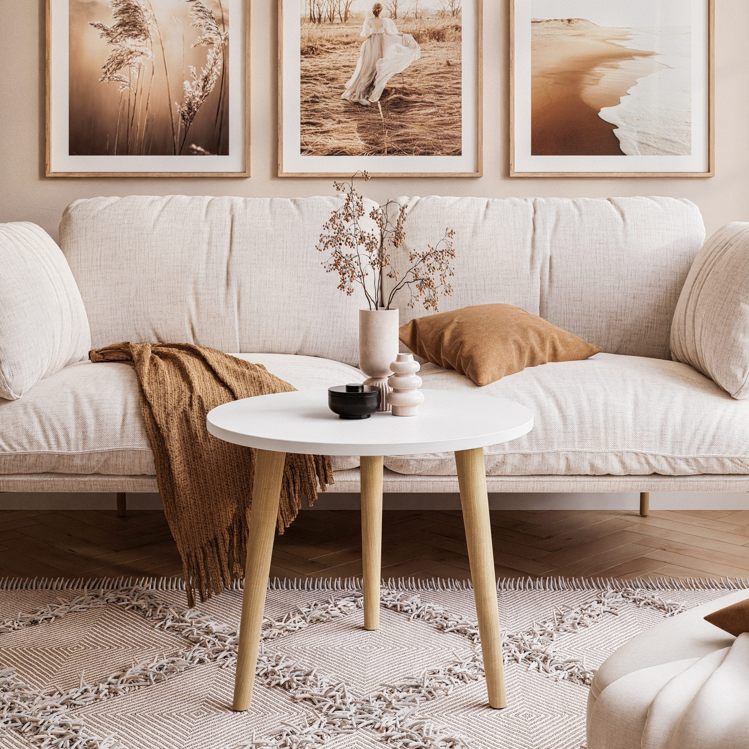 Lookway Couchtisch HARMONY Roundsofatisch