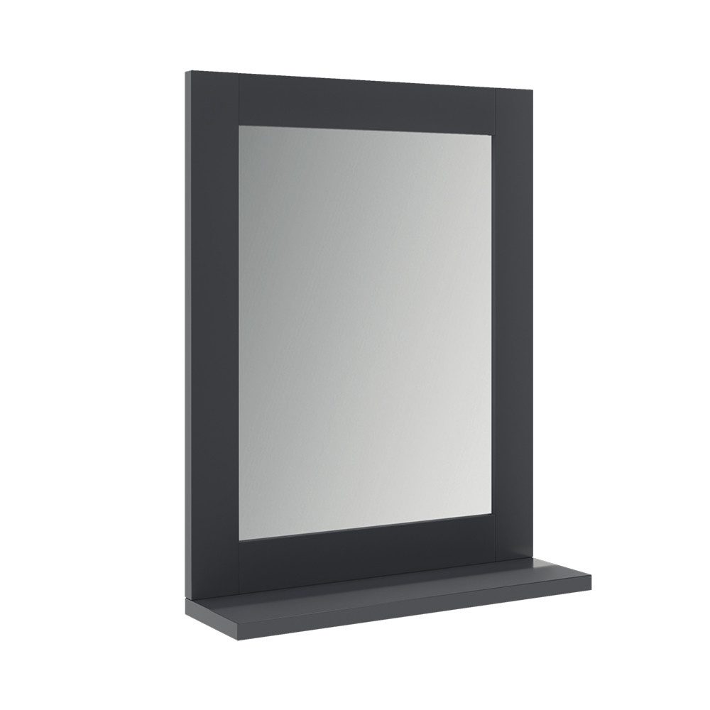 Vicco Badspiegel Vilda, Grau, 50 x 40 cm (1-St)