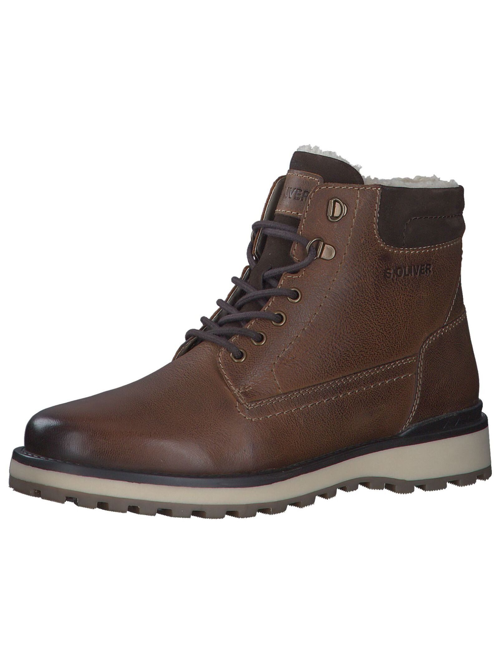 s.Oliver s.Oliver Stiefelette Glattleder Schnürstiefelette