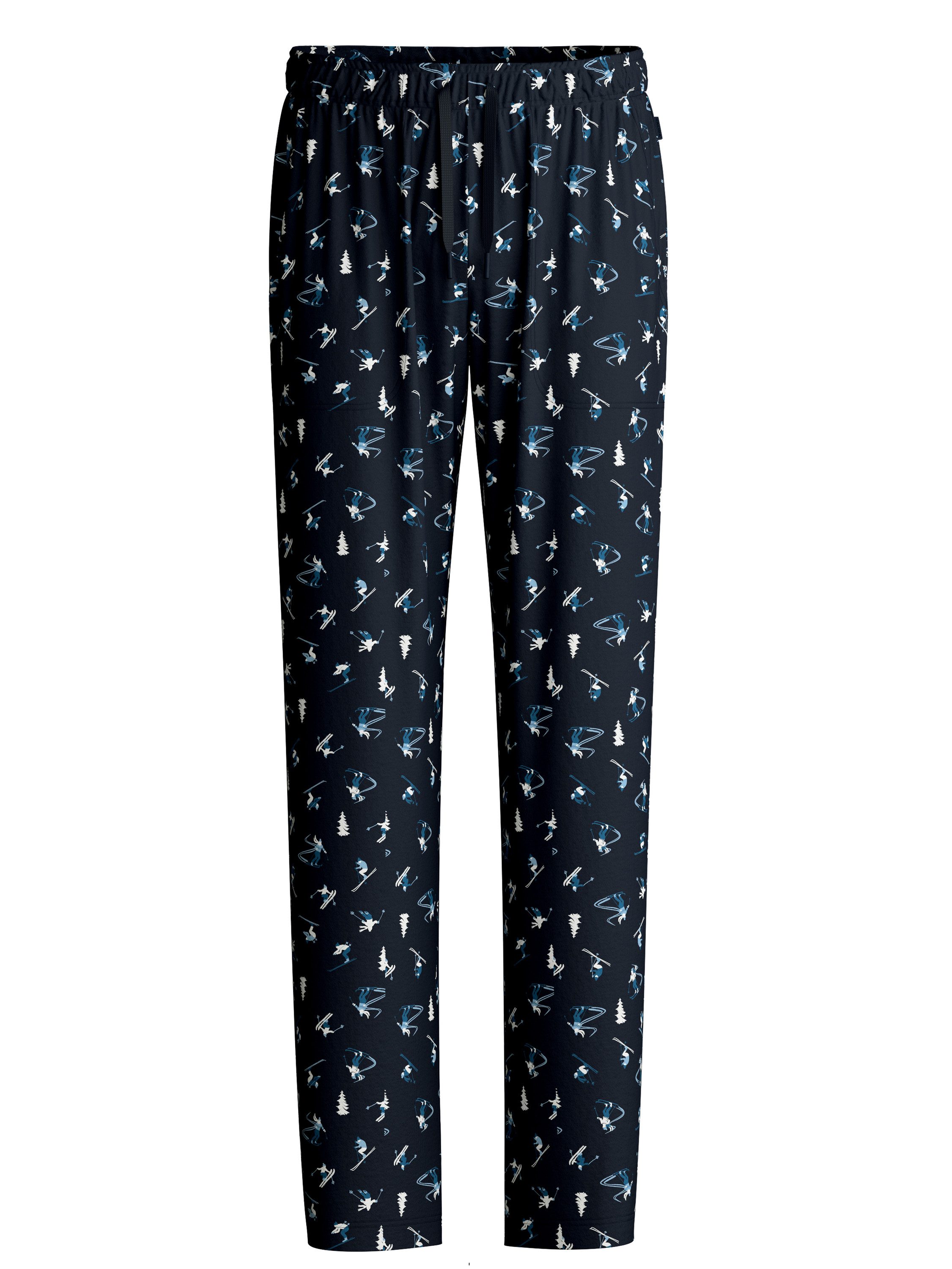 CALIDA Pyjamahose RMX Ski Resort Herren (1-tlg) weiche Heavy-Interlock-Qualität, angenehm wärmend