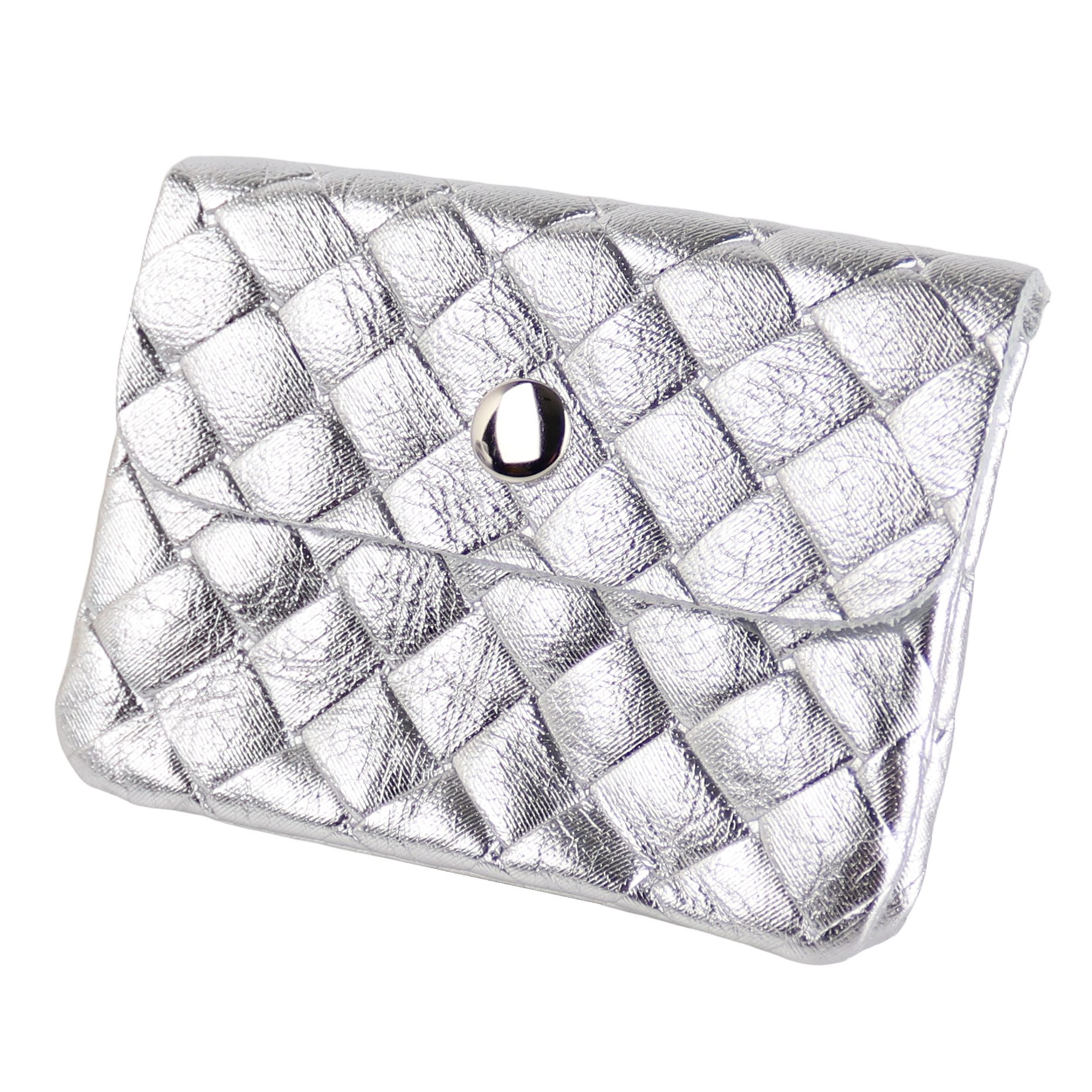 MIRROSI Mini Geldbörse Kleines Mittelgroßes Portemonnaie MADE IN ITALY Echtleder (11x8x2cm BxHxT), viele tolle Trendfarben zur Auswahl, leicht