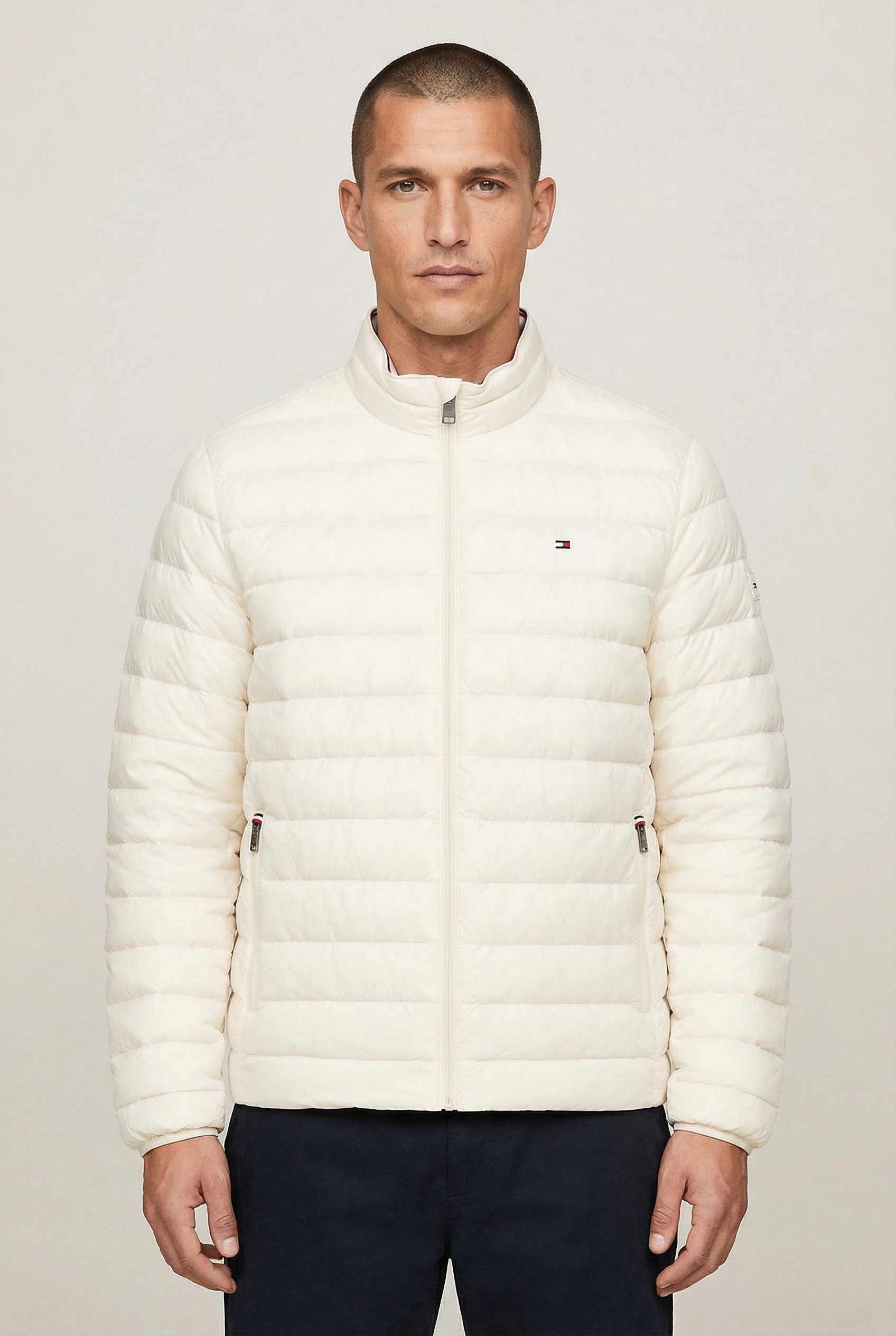 Tommy Hilfiger Steppjacke PACKABLE RECYCLED JACKET Winterjacke mit Logostickerei