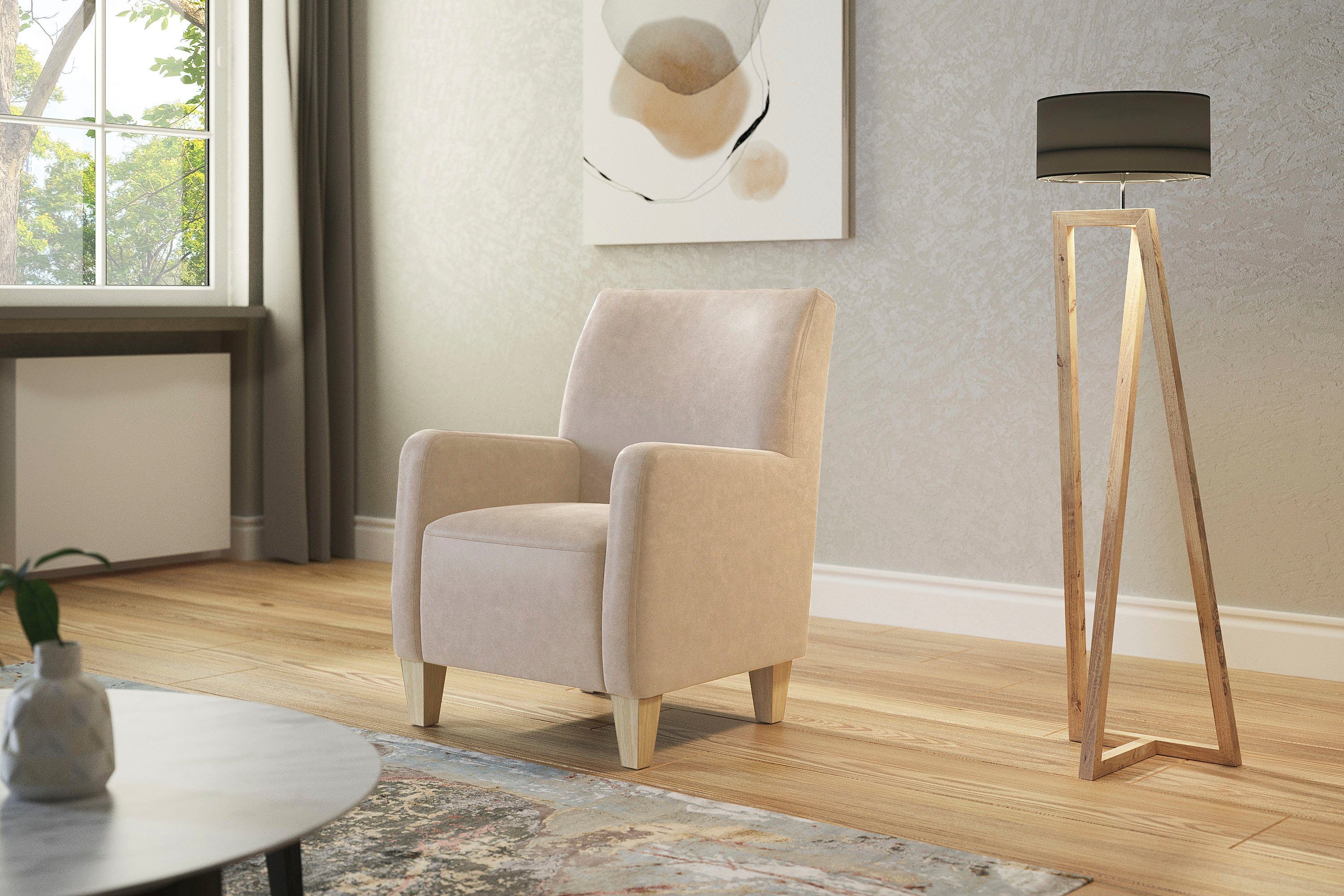 Home affaire Sessel Viva, mit Federkern, günstig online kaufen