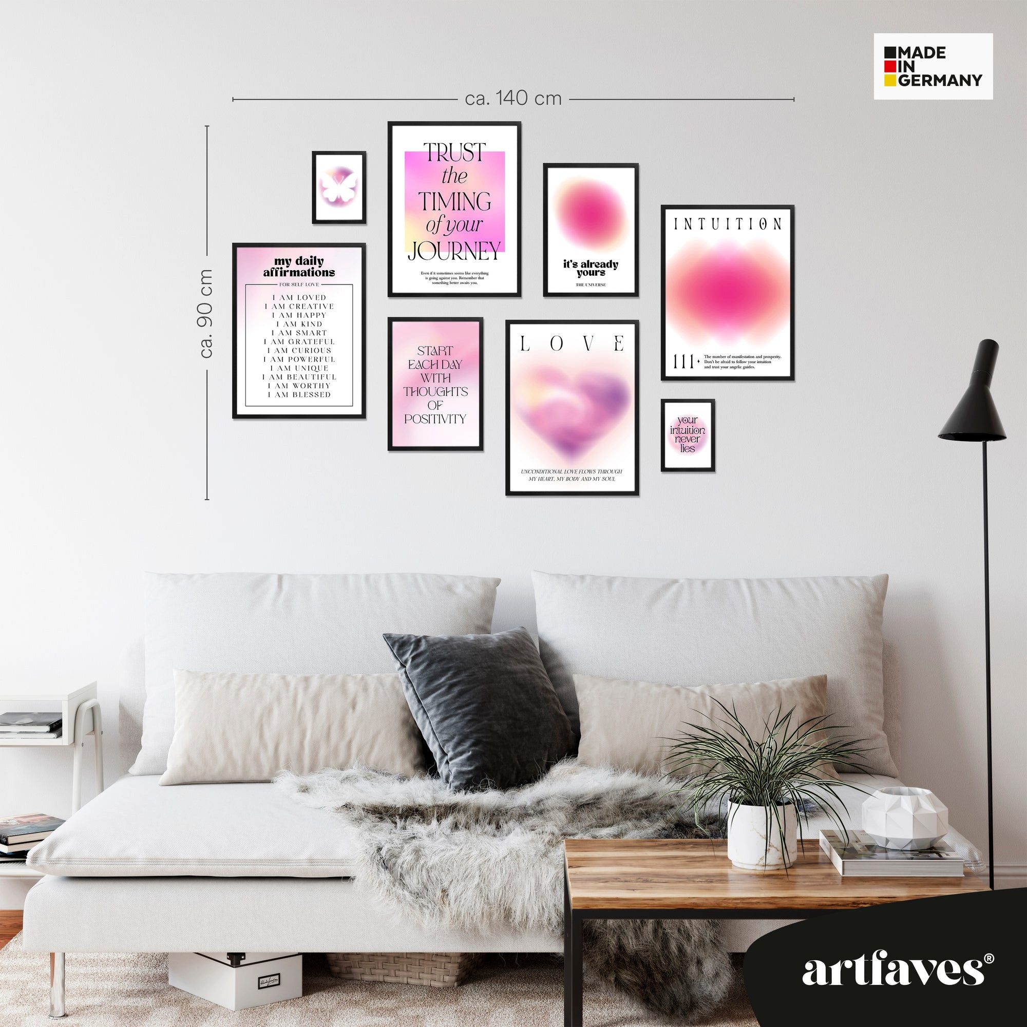 ARTFAVES Bilder-Collage Poster Set - Aura günstig online kaufen
