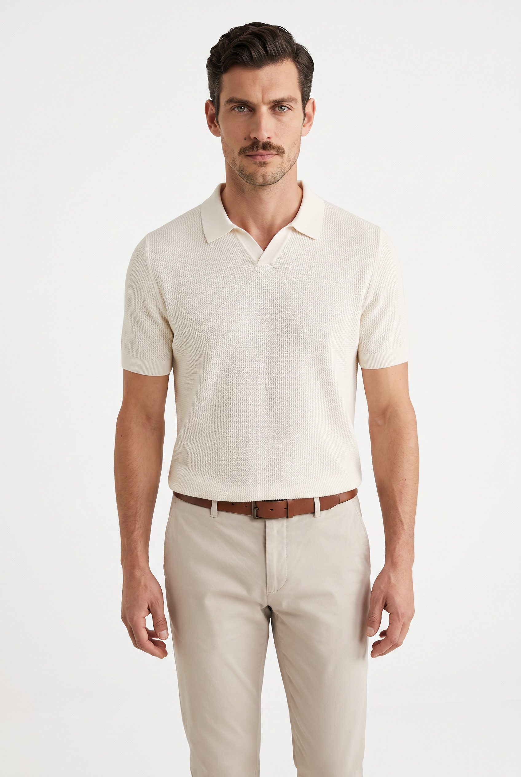 Joop Jeans Poloshirt Adrianor aus Strick, normale Passform