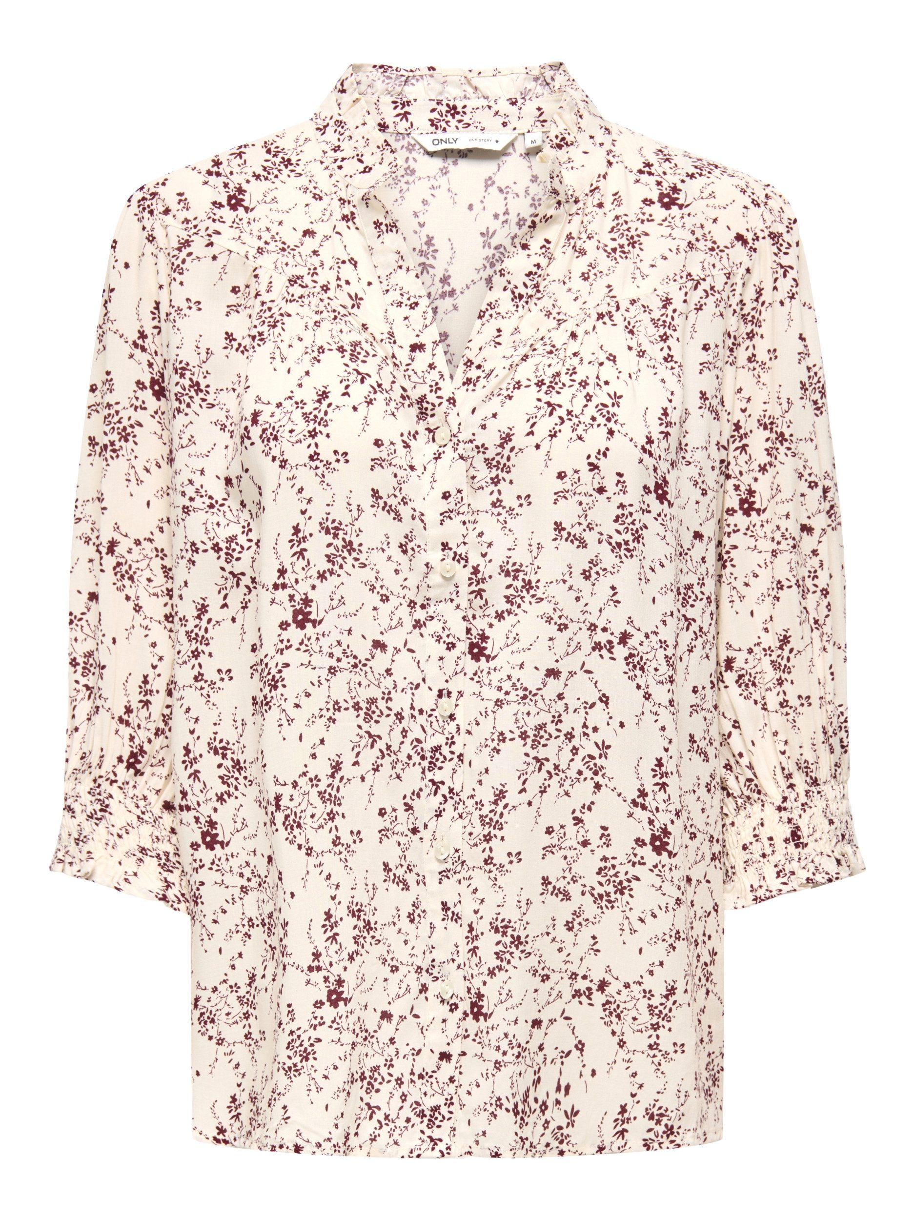 ONLY & SONS Blusenshirt ONLRAYA 3/4 SHIRT WVN NOOS