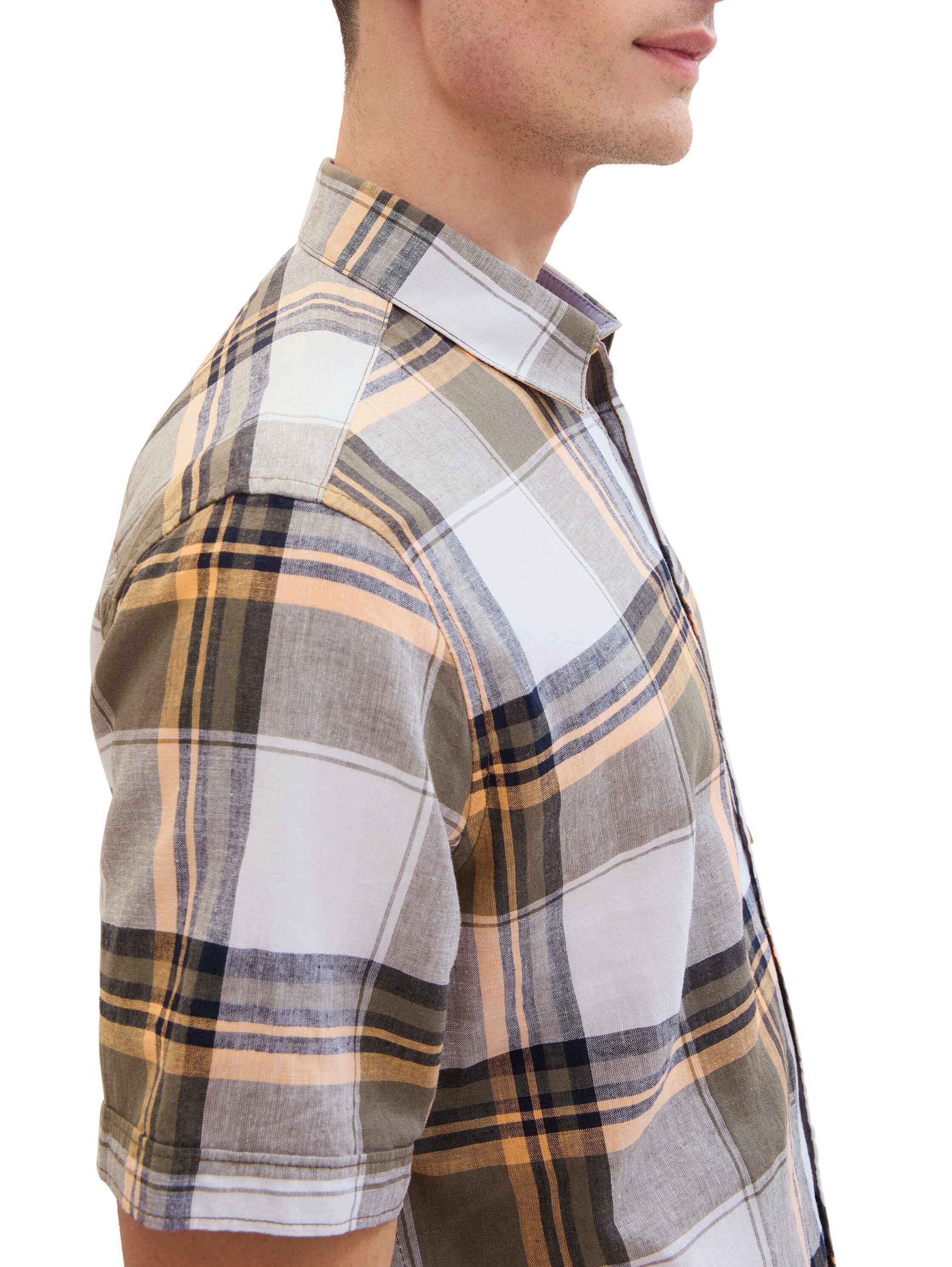 TOM TAILOR Kurzarmhemd mit Karomuster