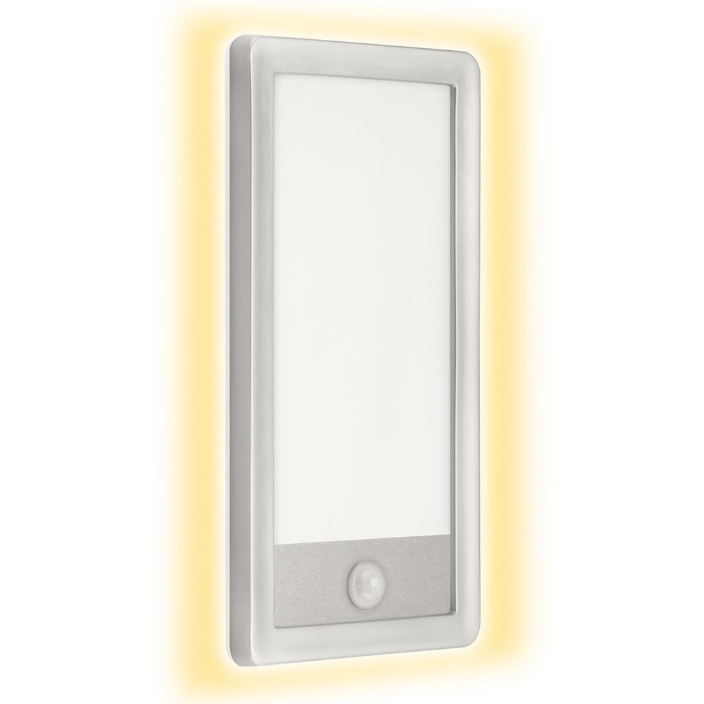 Telefunken Außen-Wandleuchte 313904TF, Leuchtdauer einstellbar, LED fest integriert, 2700K - Extra-Warmweiß, Außenleuchte IP44 Bewegungsmelder 2000lm 28x15cm