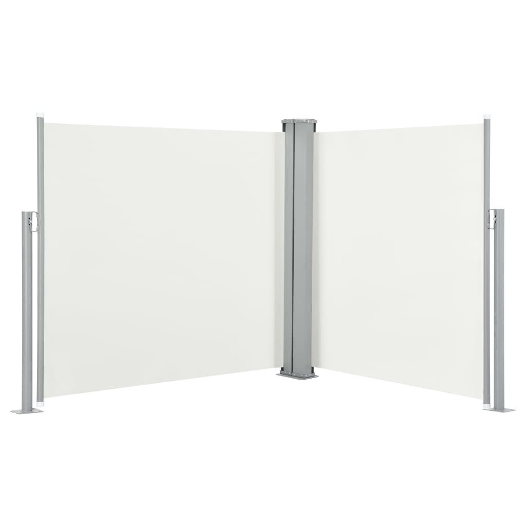 vidaXL Seitenmarkise 100 x 600 cm Sichtschutz Windschutz Sonnenschutz Seitenmarkise Auszieh