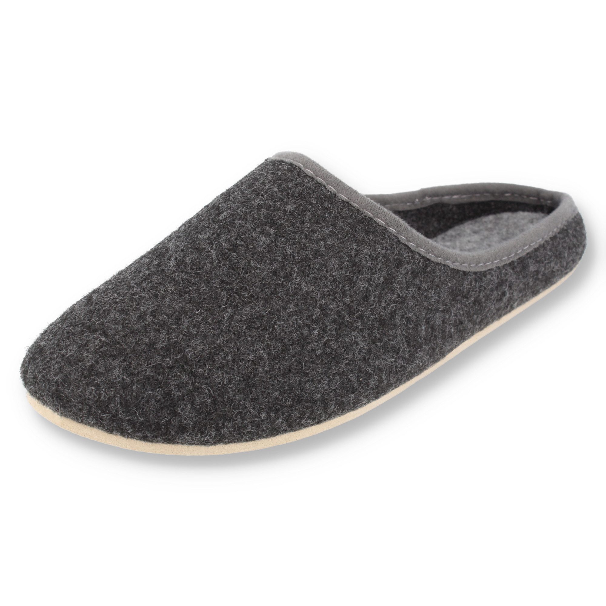 filsko Abisko Damen Herren Kinder Hausschuh Filzpantoffeln, Leichtgewicht, Gästehausschuhe, Slip-On, Gummisohle