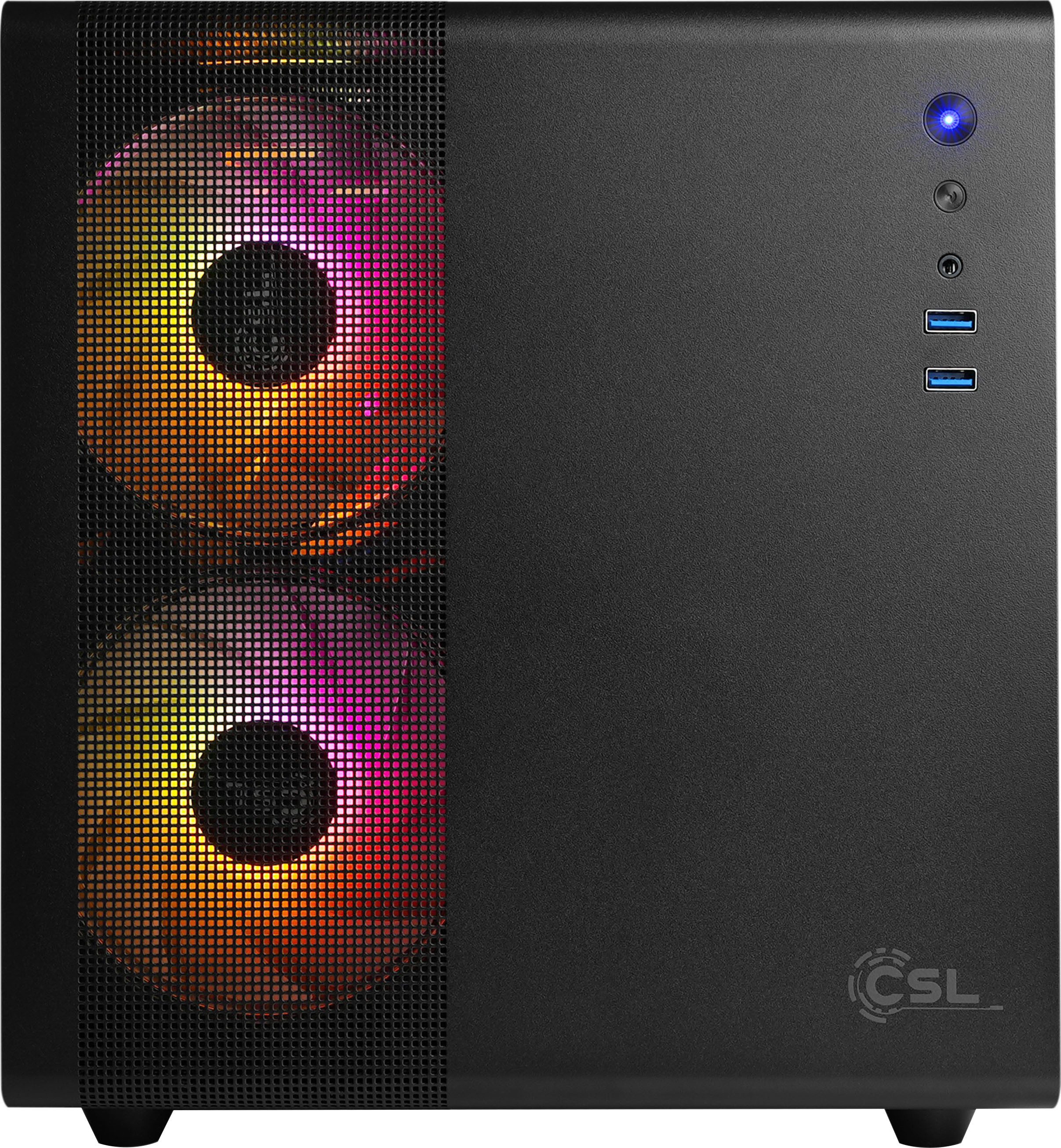 CSL Cube V24212 PC (AMD Ryzen 7 5700X, GeForce RTX 4060, 64 GB RAM, 1000 GB SSD, Wasserkühlung)