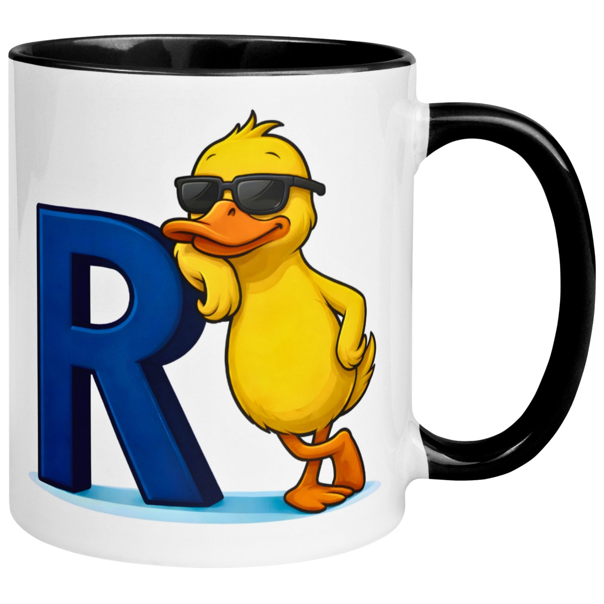 Momentals Tasse Rente – „R + Ente = Rente“ – Renteneintritt Geschenk Männer Frauen, Gratis Versand · Links-&Rechtshänder · Spülmaschinenfest