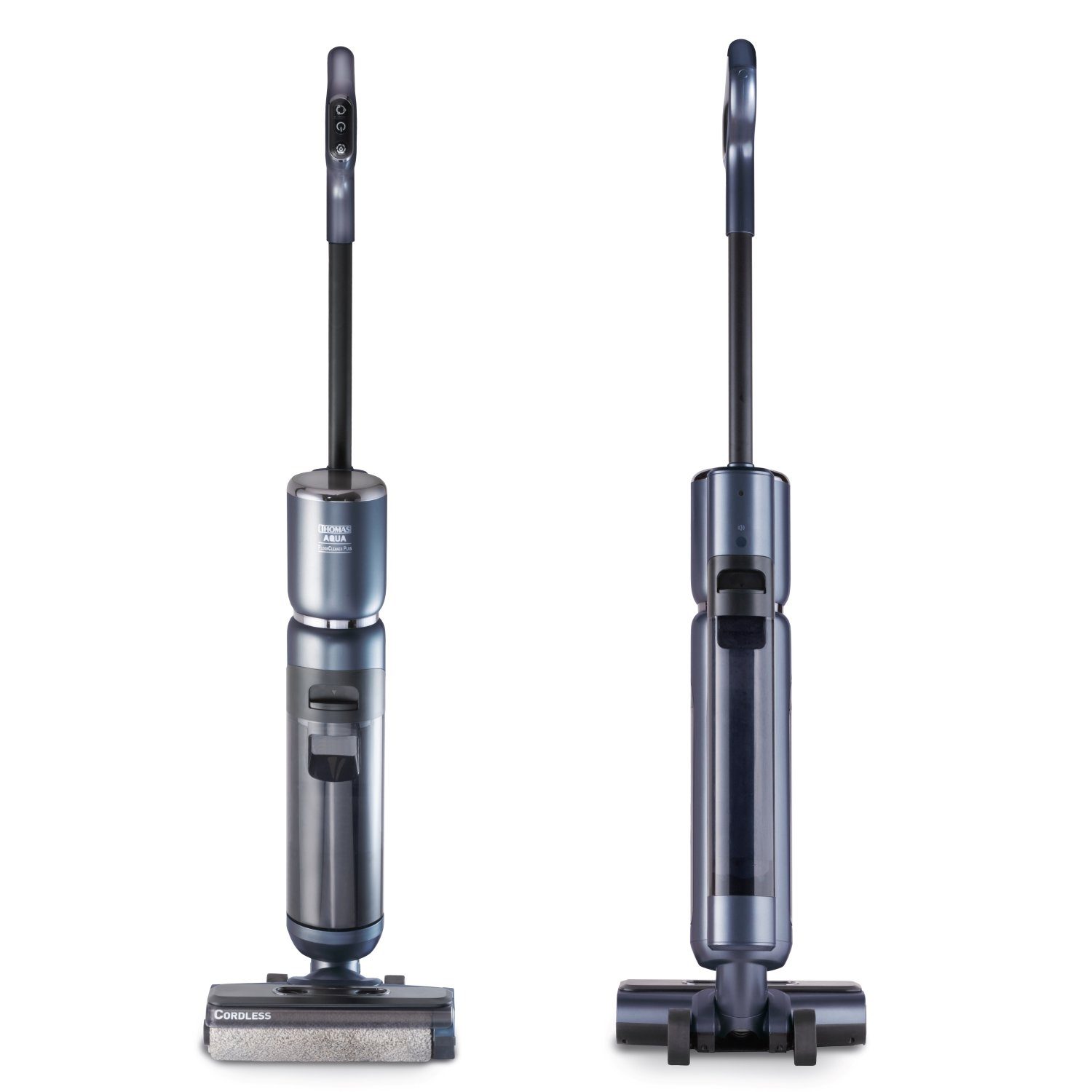 Thomas Akku-Saugwischer AQUA FloorCleaner Cordless Plus, 150,00 W, beutellos, 35 Min. Akkulaufzeit, zusätzliche Reinigungsrolle