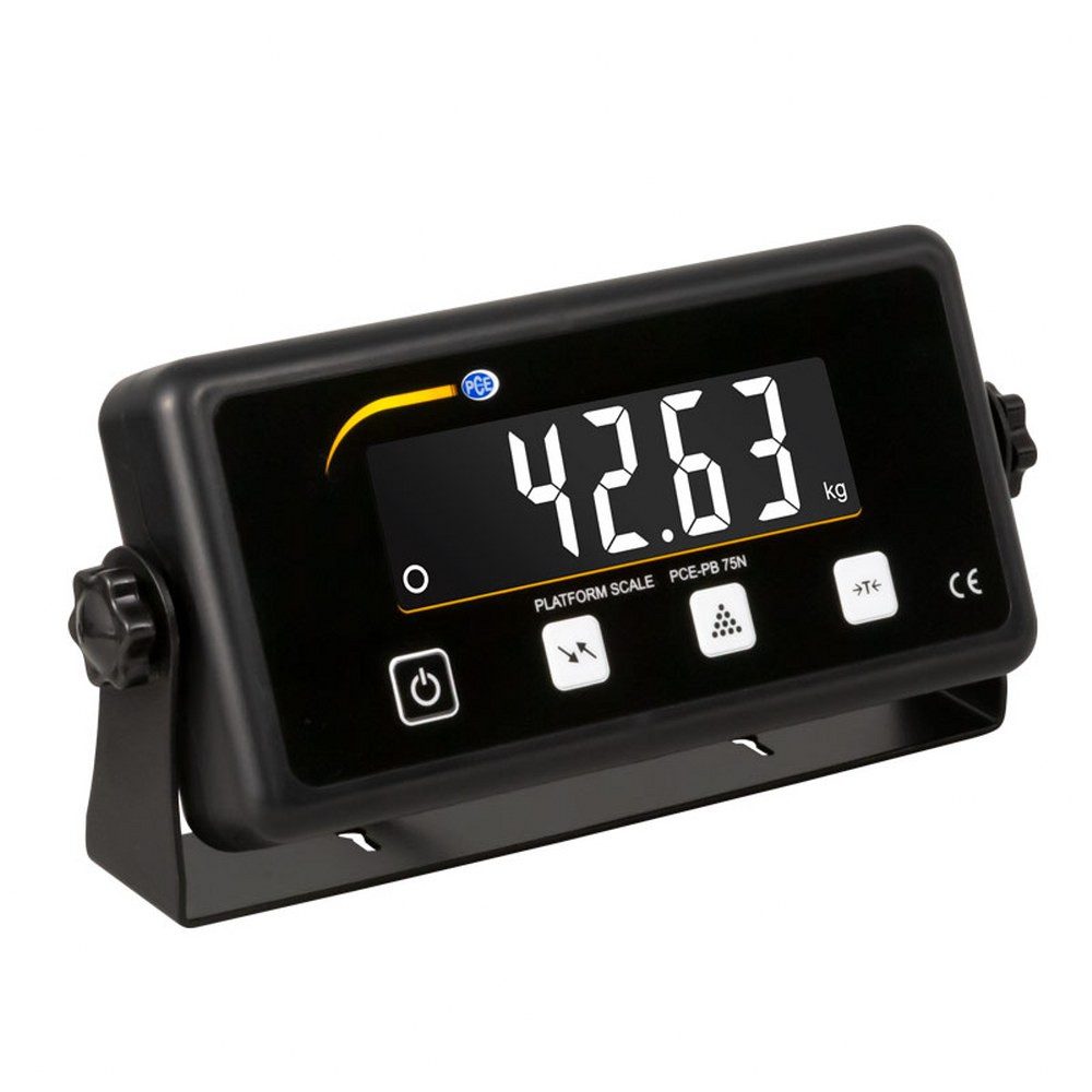 PCE Instruments Präzisionswaage PCE-PB 75N Plattformwaage Wägebereich (max) 75 kg, LC-Display extern