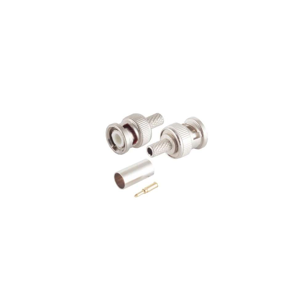 S-Conn BNC - Stecker, RG 59 U, crimpen - 75 ohm Adapter