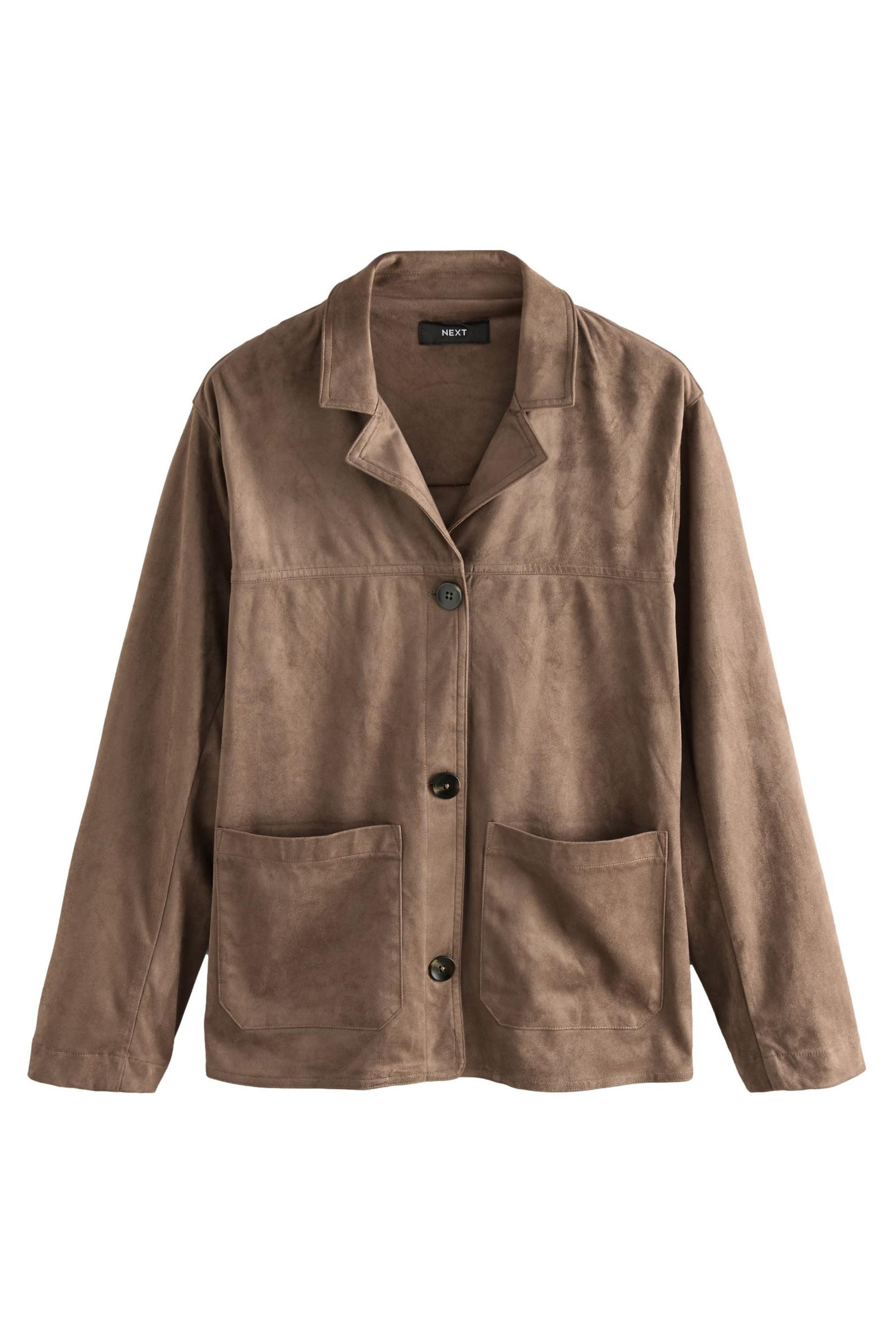 Next Jackenblazer Blazer aus Velourslederimitat mit günstig online kaufen