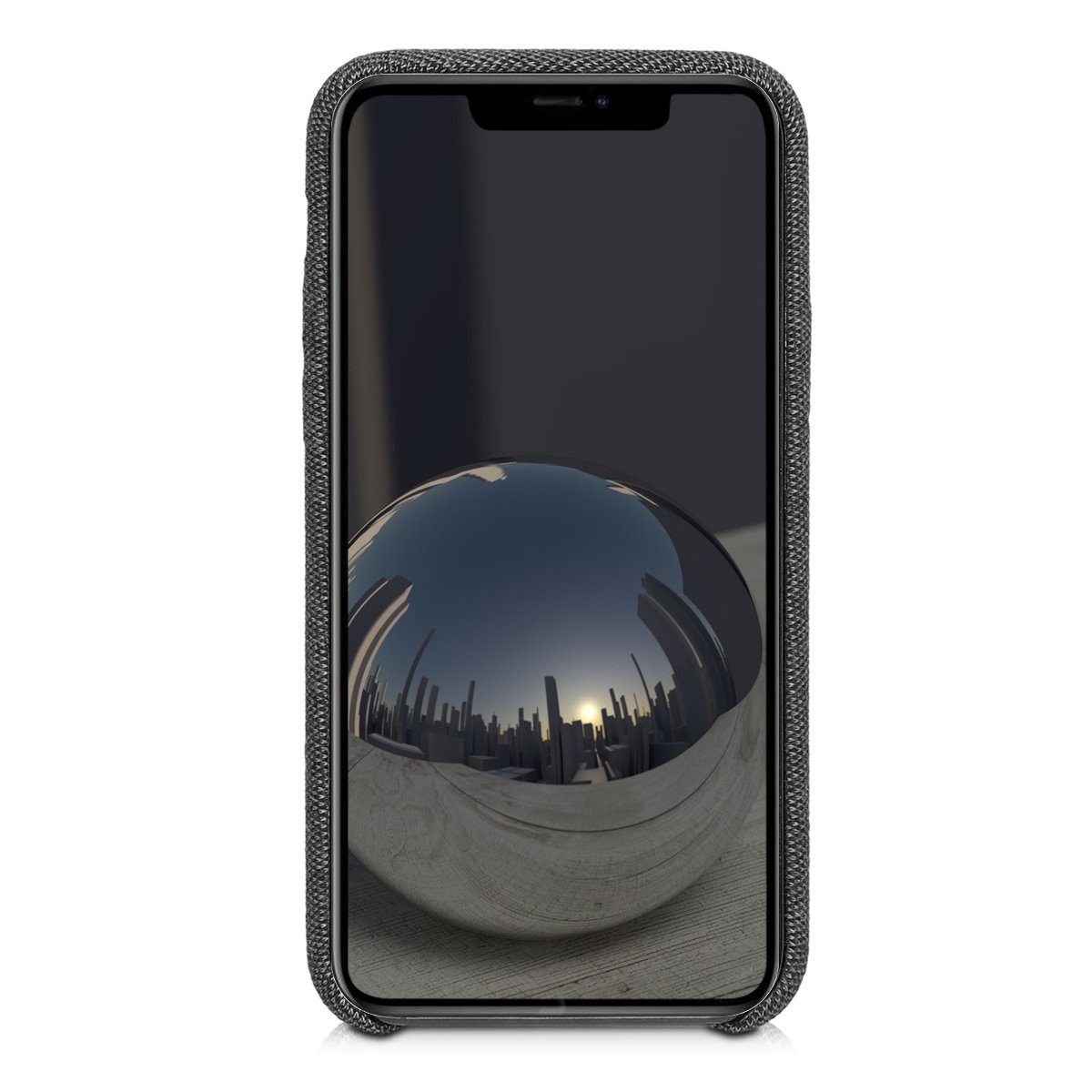 kwmobile Handyhülle Hülle für Apple iPhone 11 Pro Max, Stoff Handy Case  Schutzhülle - Backcover Cover Design
