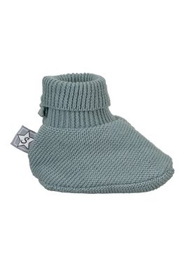 Sterntaler® GOTS Strick-Schuh Outdoorschuh (1-tlg) Baby Strickschuhe 100% Bio-Baumwolle mit Bündchen - Еко-товарer Strickschuh Baby-Schuh für Mädchen und Jungen - Süße Babyschuhe - Stoffschuhe ideal für den Winter