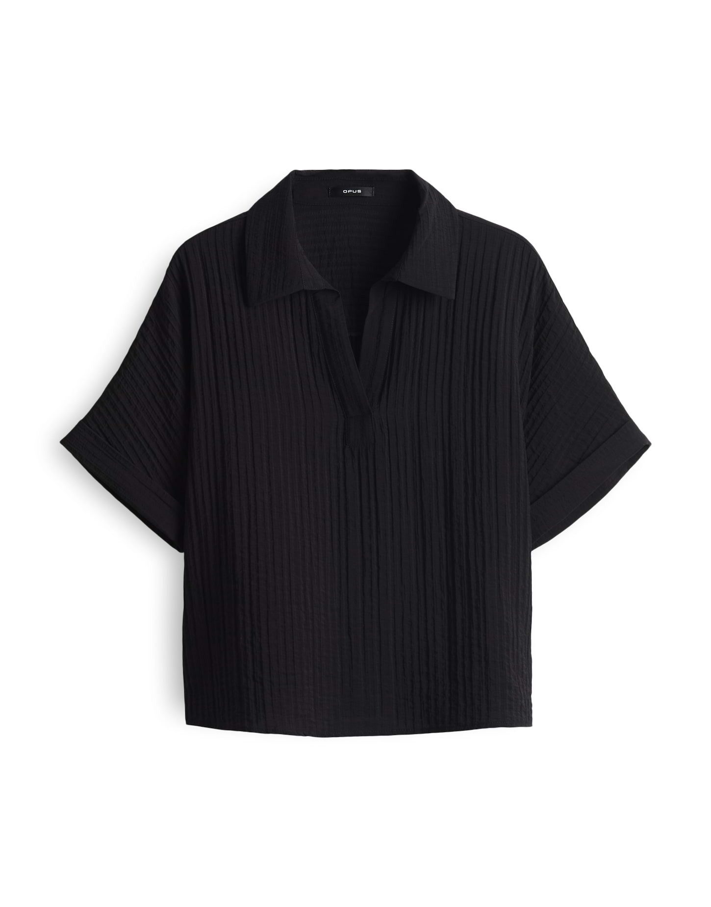 OPUS Kurzarmbluse FELSA Loose in Crinkle günstig online kaufen