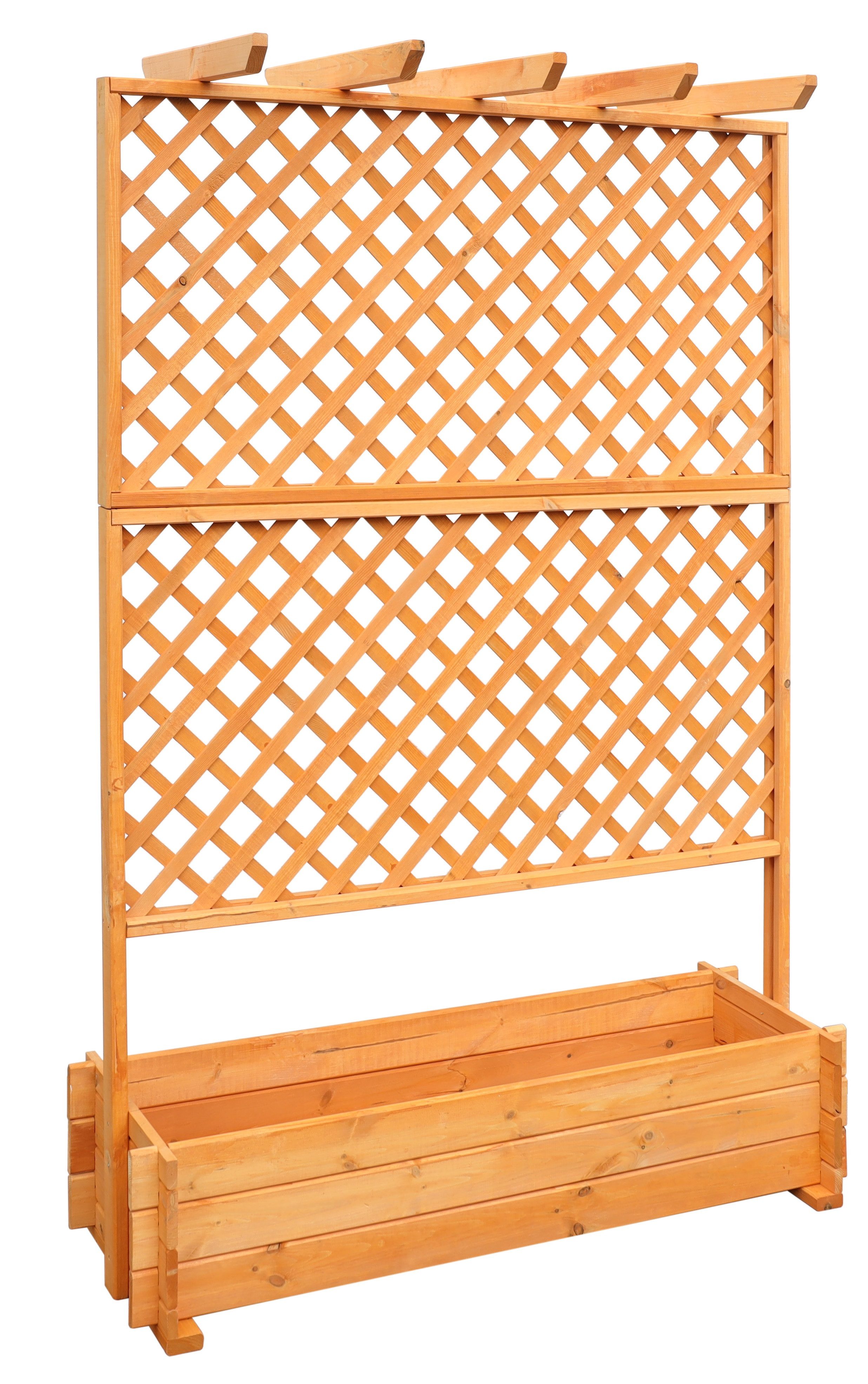 promadino Spalier, Pergola mit Pflanzkasten, BxTxH: 140x65x200 cm