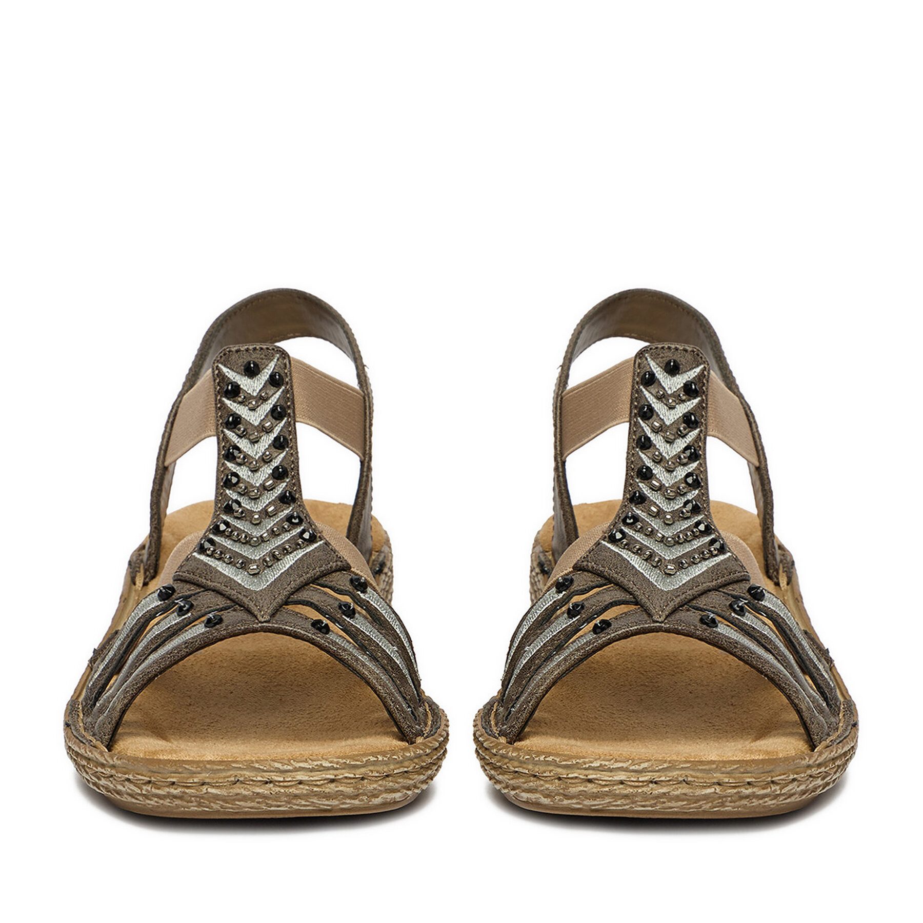 Rieker Rieker Damen-Sandalen Grau 65861-45 Sandale