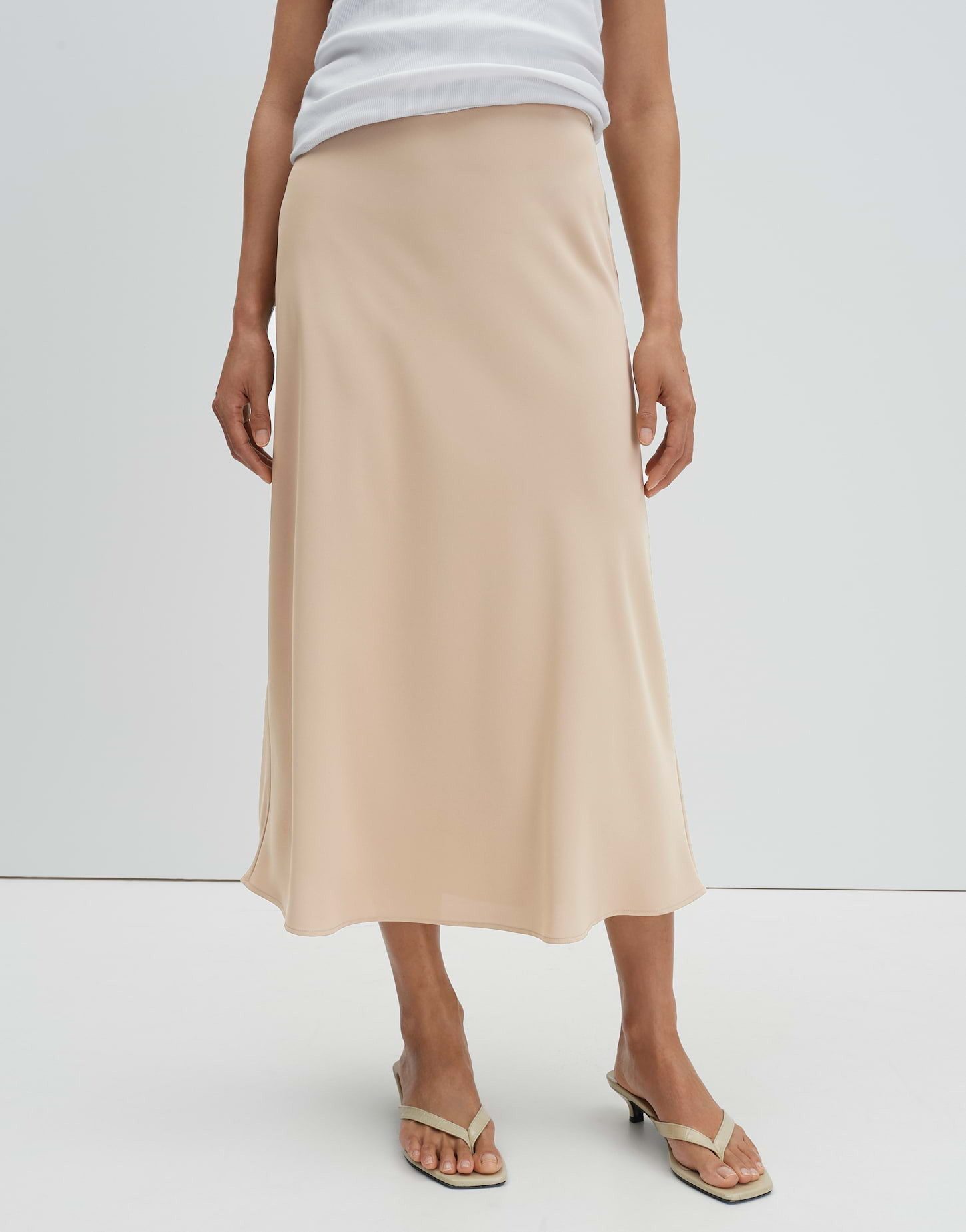 someday Satinrock Odini ease aus Satin Elastischer Bund, knitterarm für ele günstig online kaufen