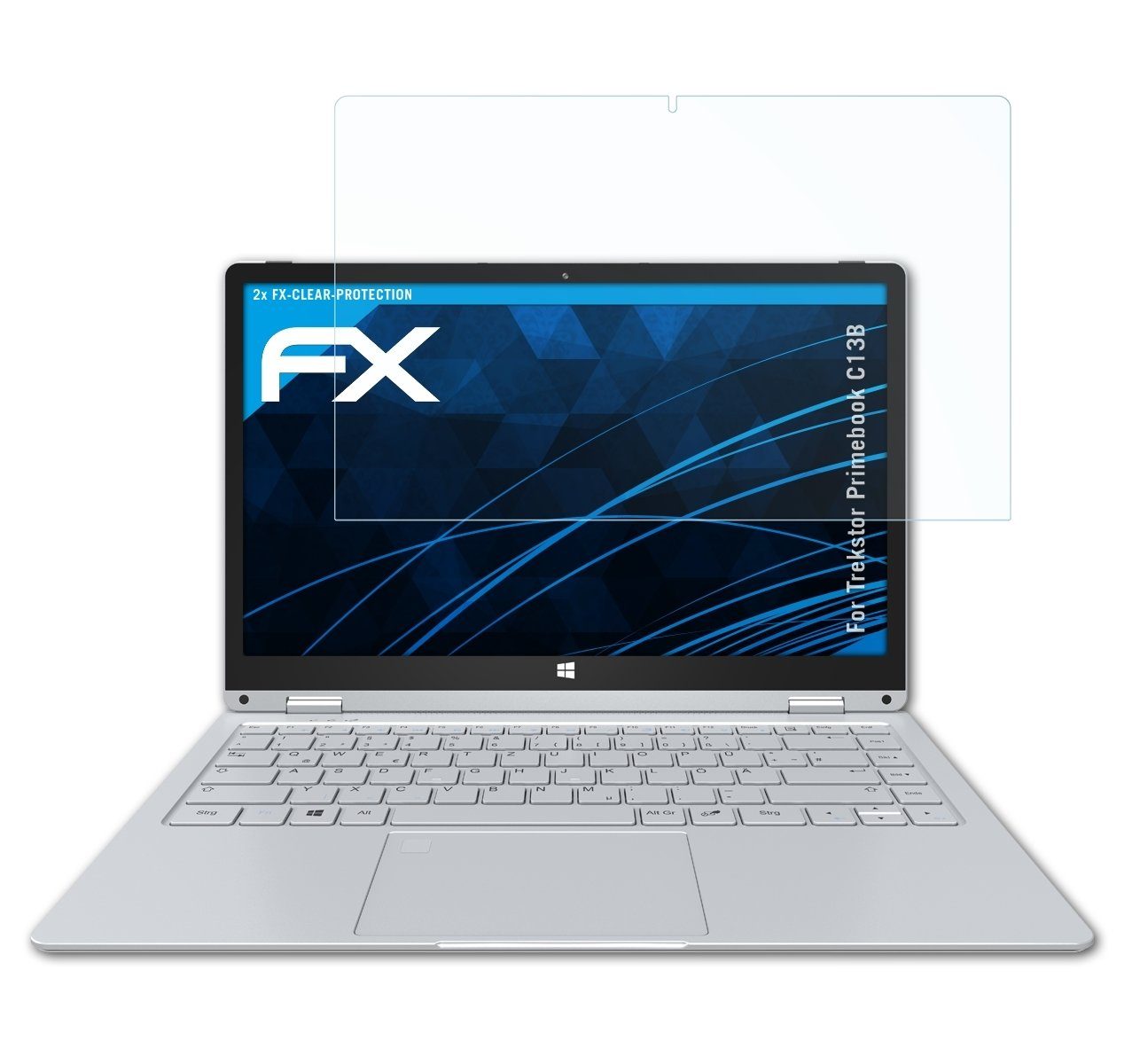 Schutzfolie Displayschutz für Trekstor Primebook C13B