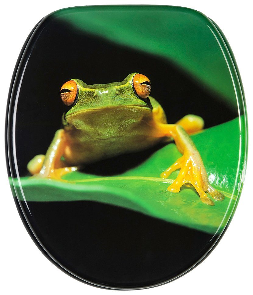 WC-Sitz Frosch Grün